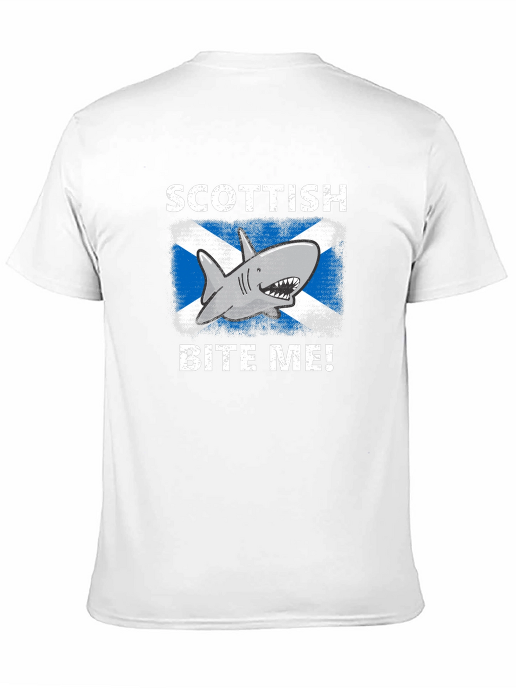 Scottish Shark Bite Me! Graphic Tee
