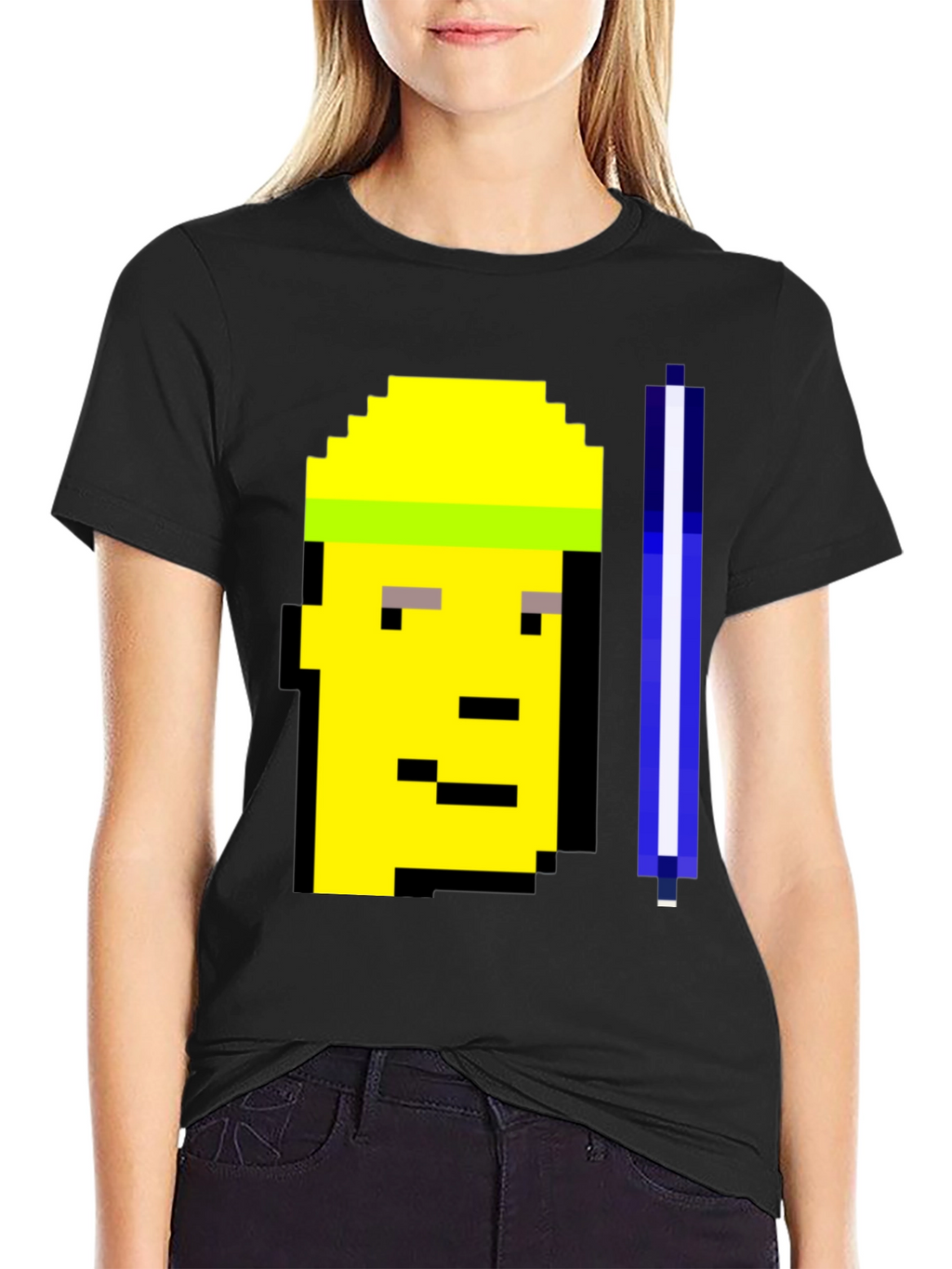Pixel Art T-Shirt - Crypto Punk Style