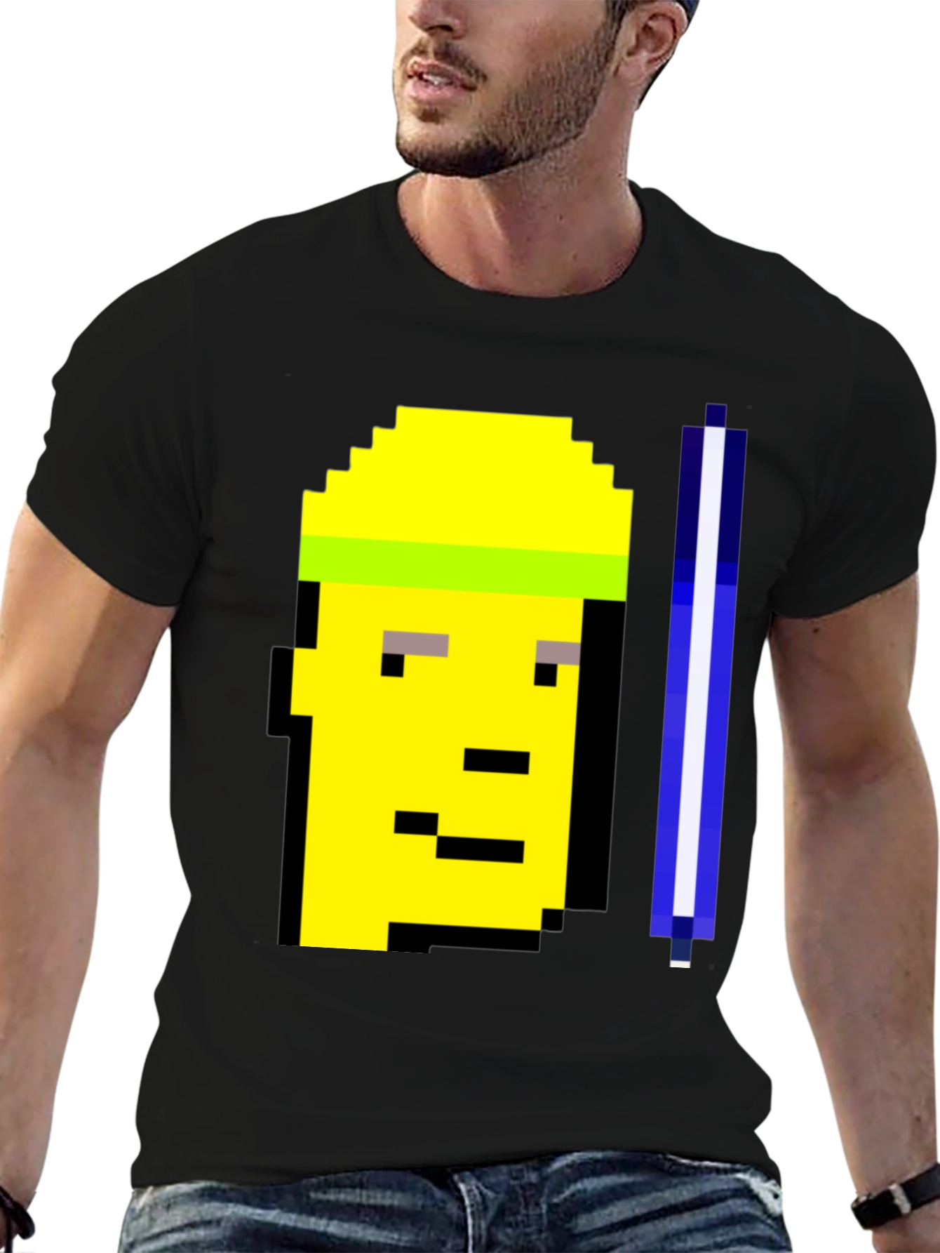 Pixel Art T-Shirt - Crypto Punk Style