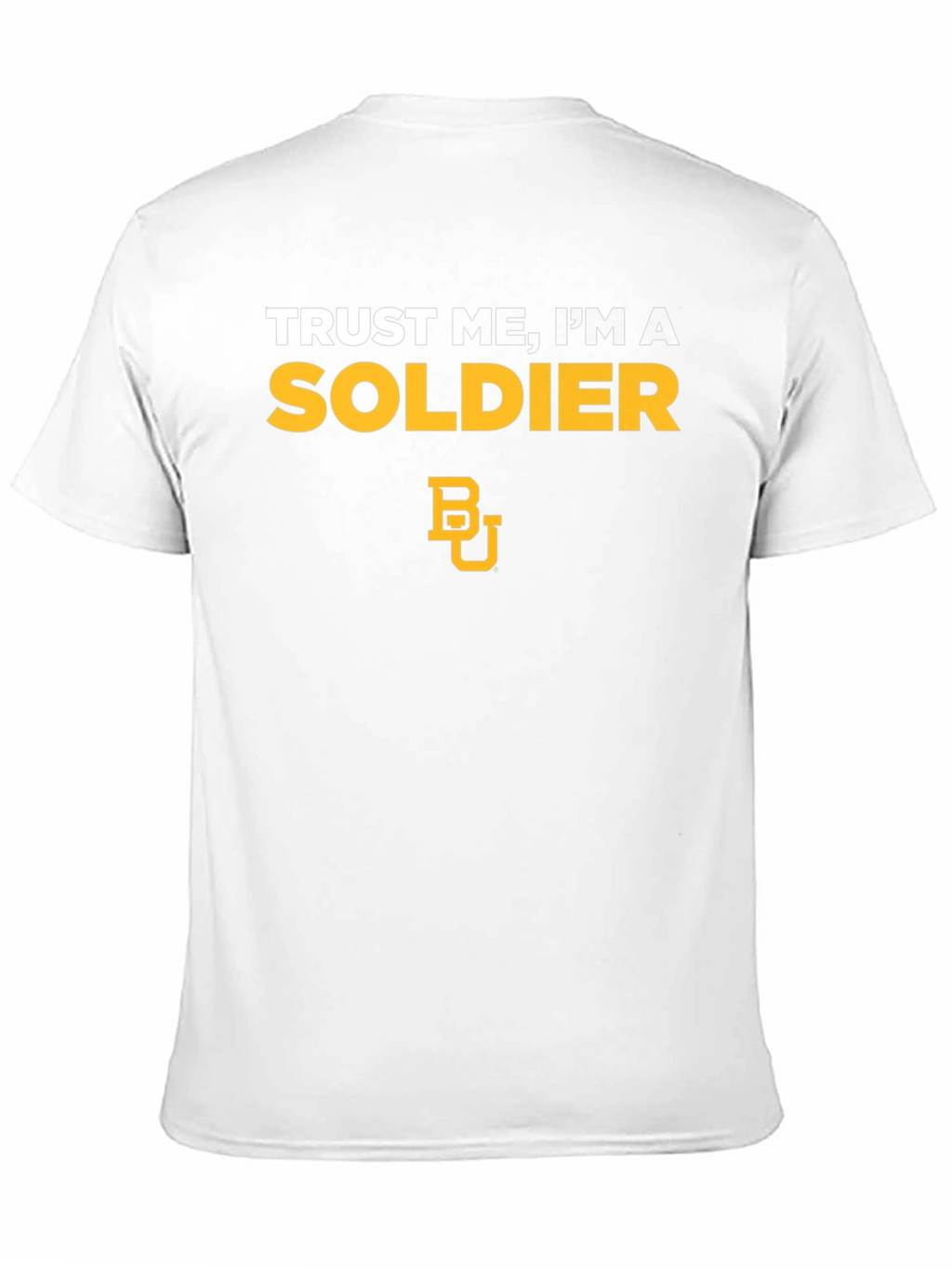 Trust Me Im A Soldier Black Graphic Tee