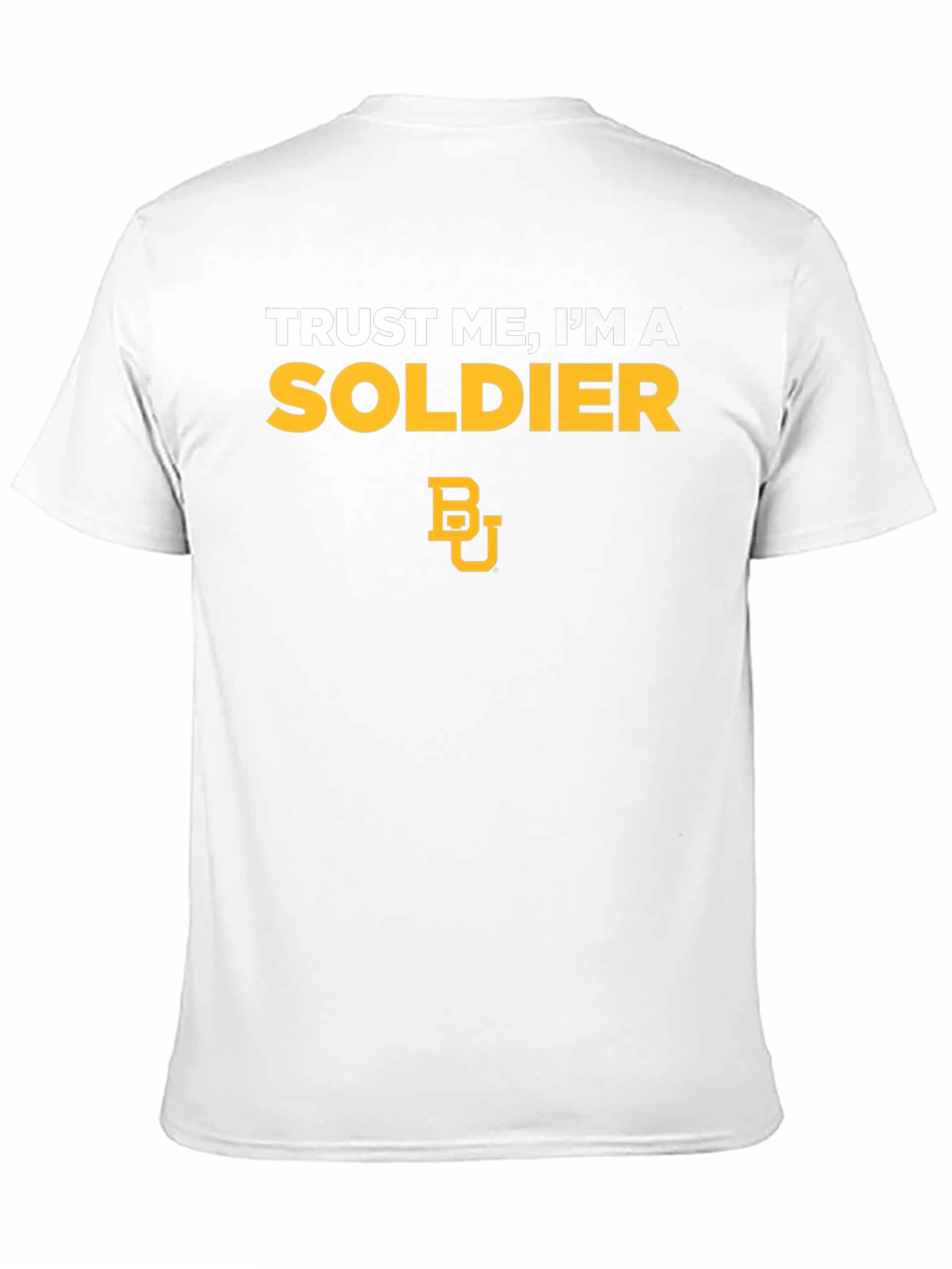 Trust Me Im A Soldier Black Graphic Tee
