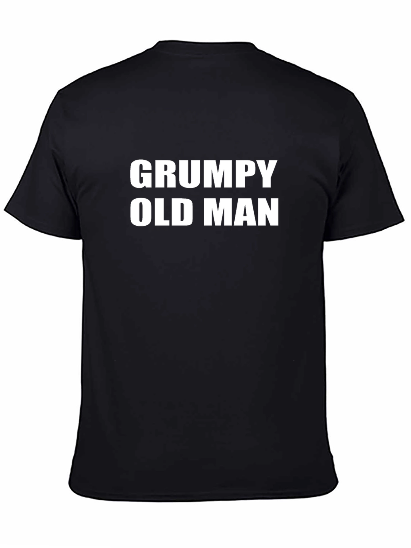 Grumpy Old Man T-Shirt - Black Graphic Tee