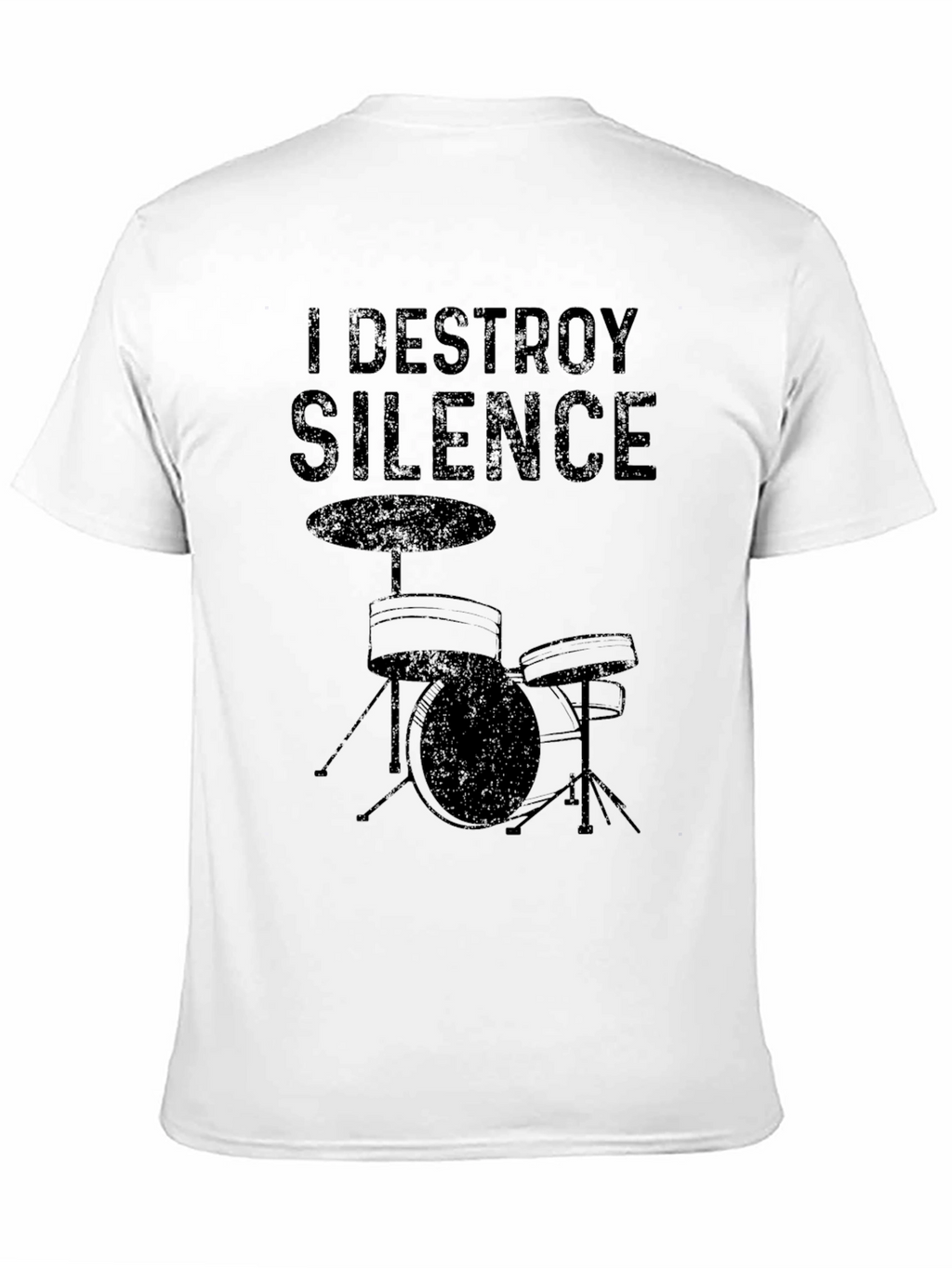 I Destroy Silence Drum Kit T-Shirt
