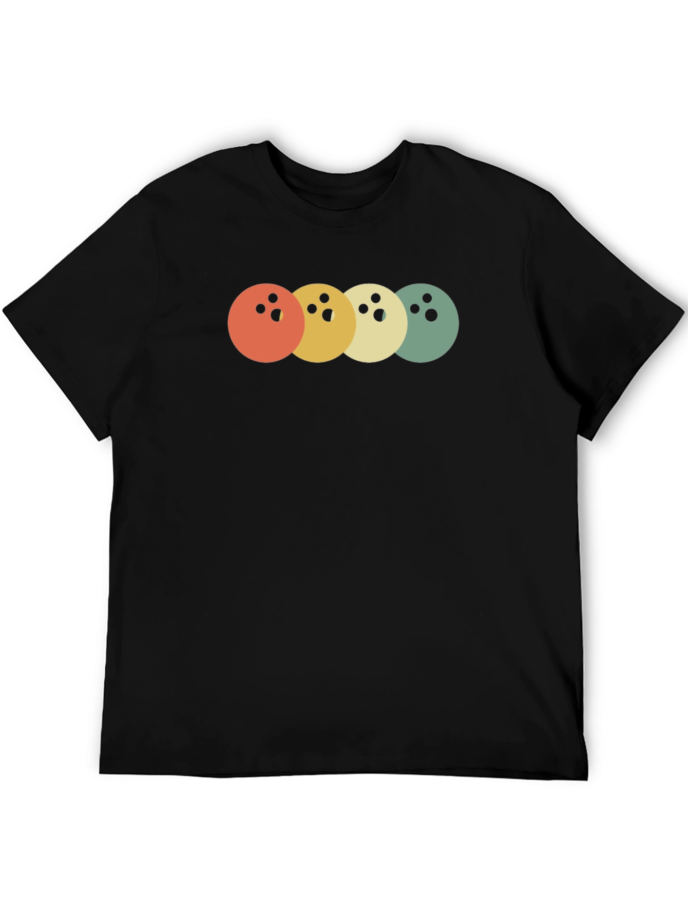 Retro Bowling Ball T-Shirt - Stylish & Comfortable