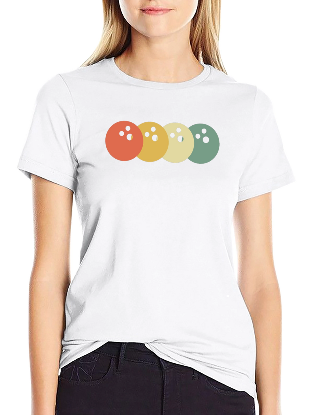 Retro Bowling Ball T-Shirt - Stylish & Comfortable