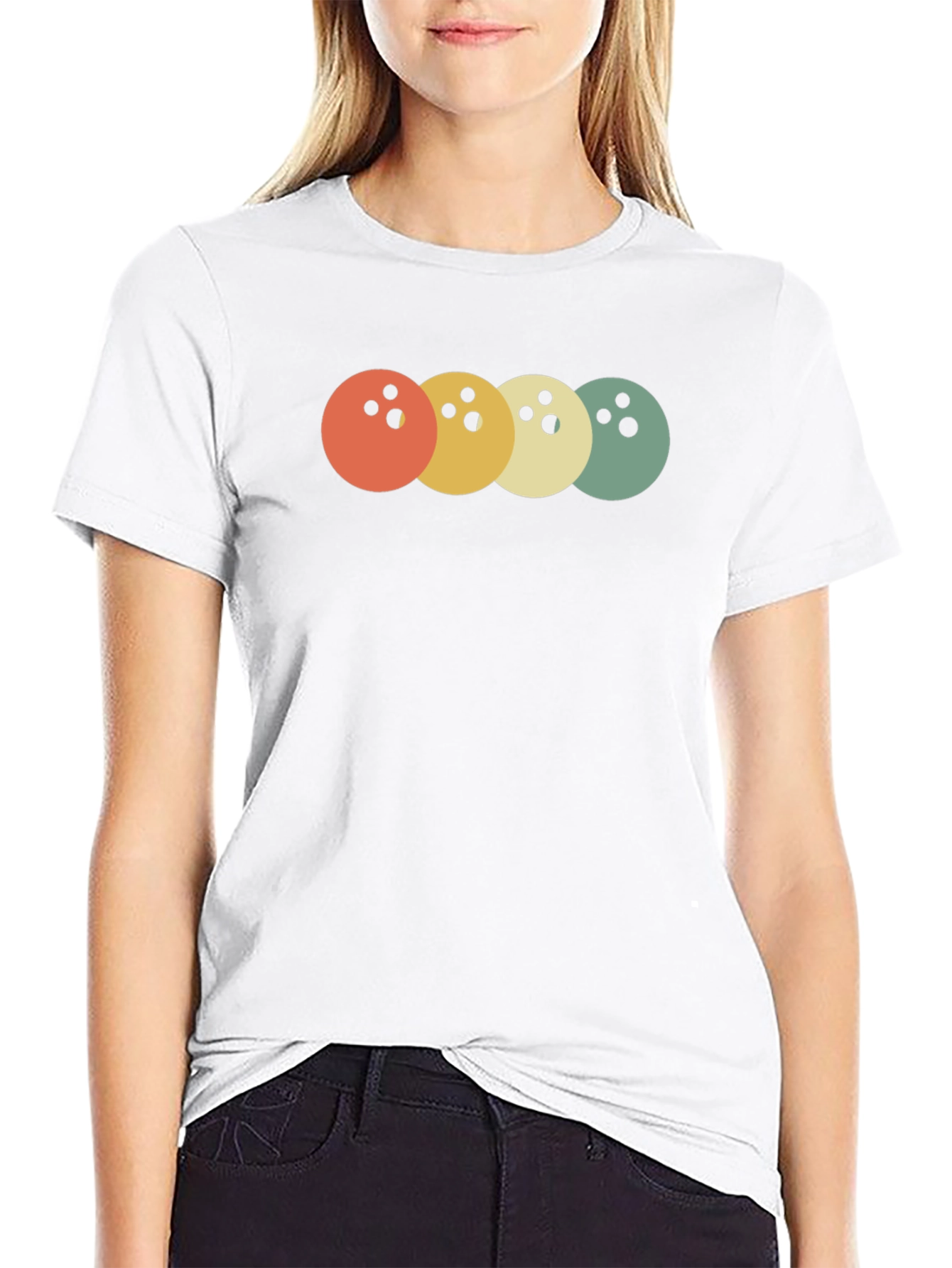 Retro Bowling Ball T-Shirt - Stylish & Comfortable