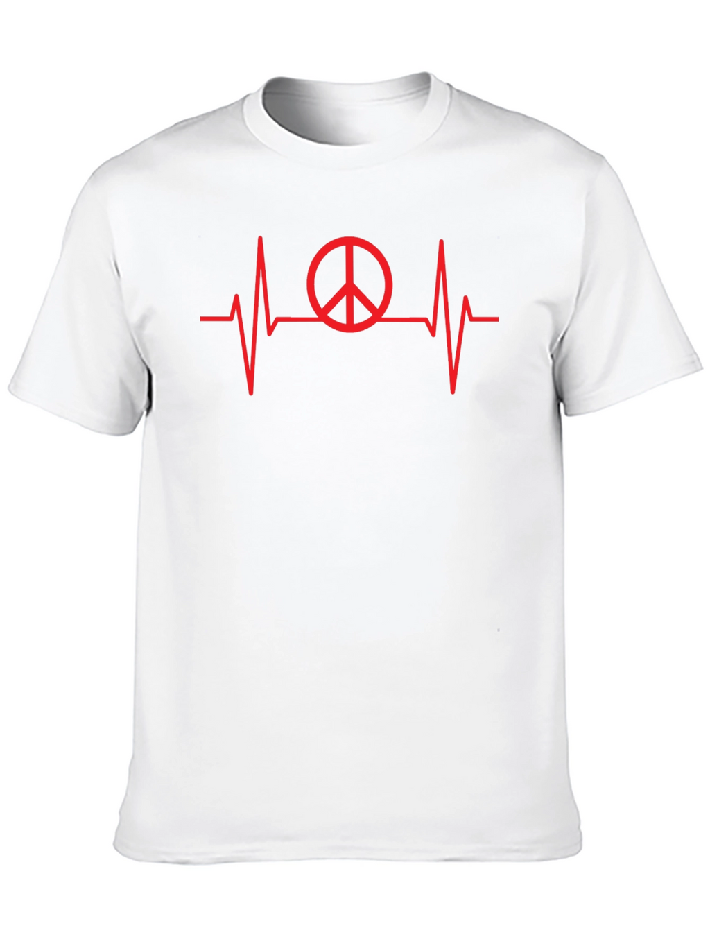 Peace Heartbeat T-Shirt - Stylish Graphic Tee