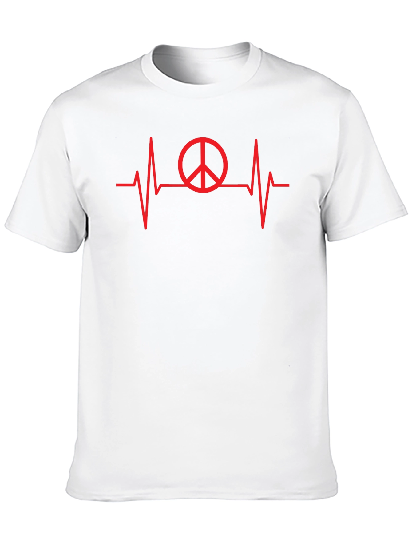 Peace Heartbeat T-Shirt - Stylish Graphic Tee
