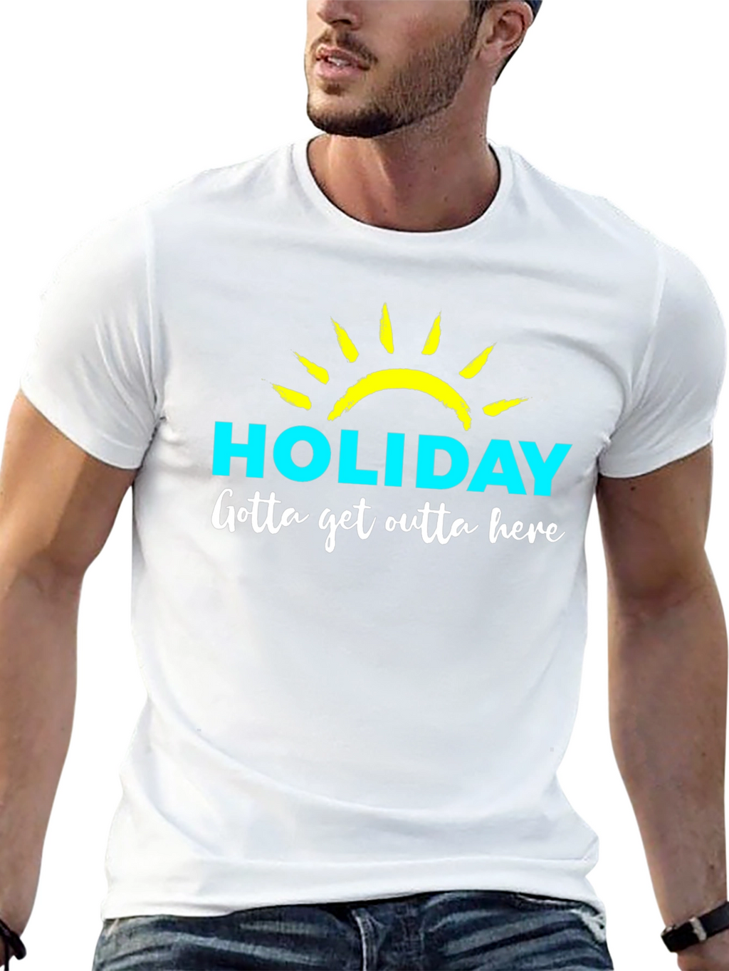 Holiday Graphic T-Shirt - Gotta Get Outta Here!