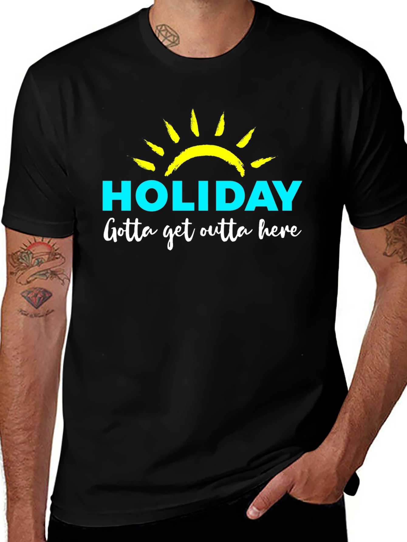 Holiday Graphic T-Shirt - Gotta Get Outta Here!