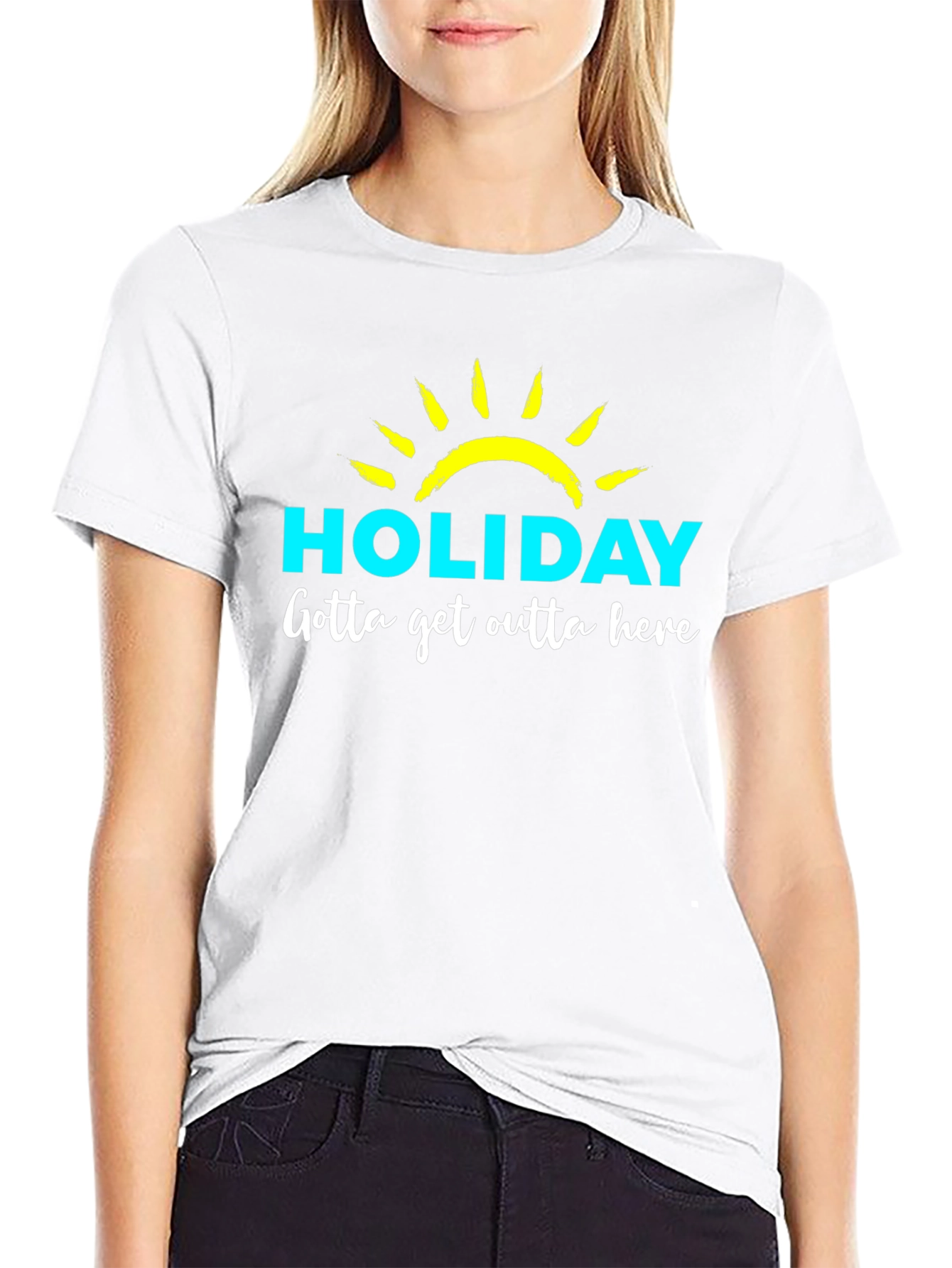 Holiday Graphic T-Shirt - Gotta Get Outta Here!