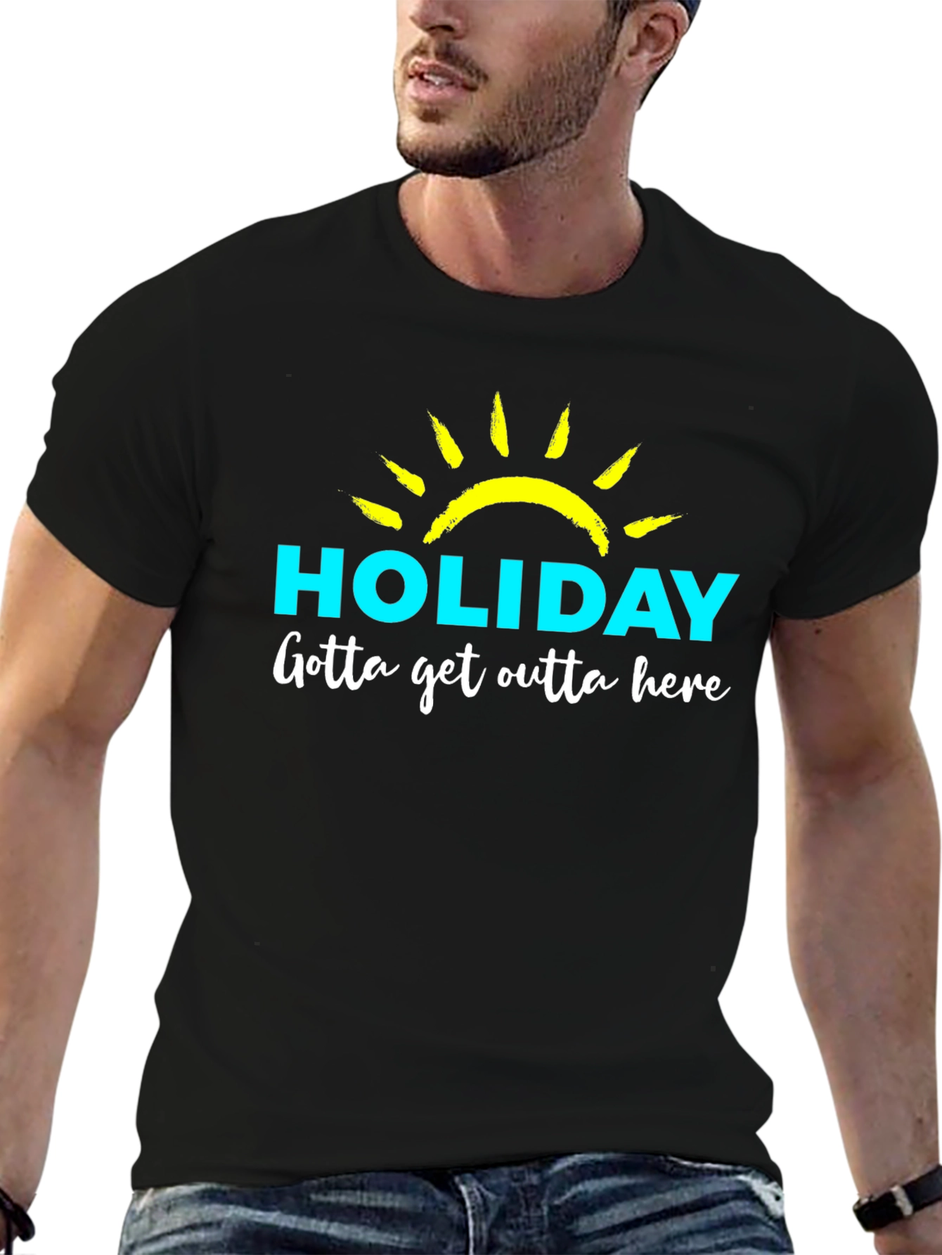 Holiday Graphic T-Shirt - Gotta Get Outta Here!