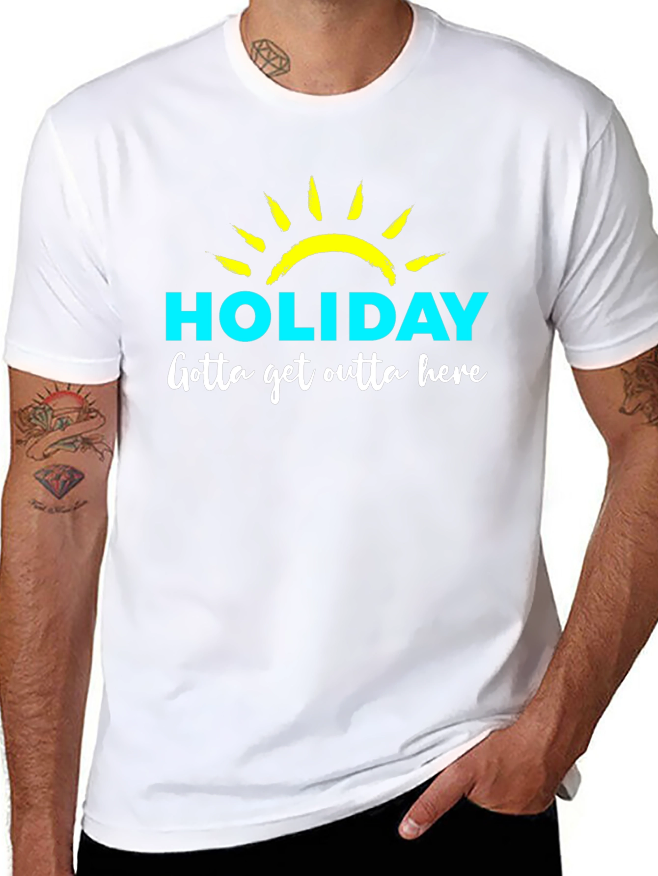 Holiday Graphic T-Shirt - Gotta Get Outta Here!