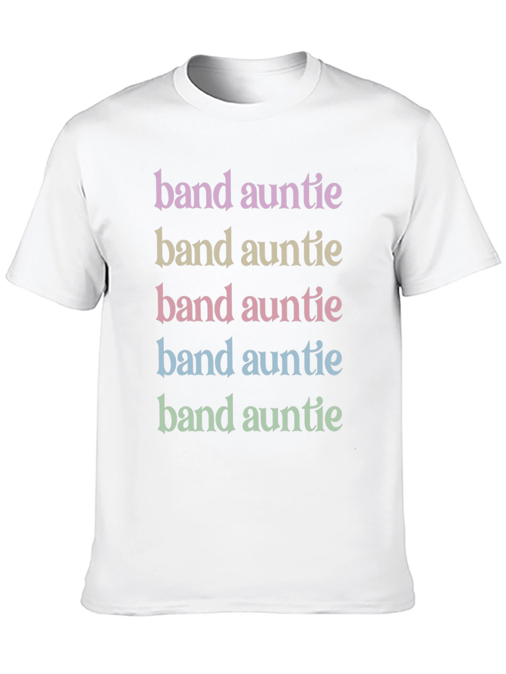 Band Auntie Graphic Tee - Unisex Cotton T-Shirt