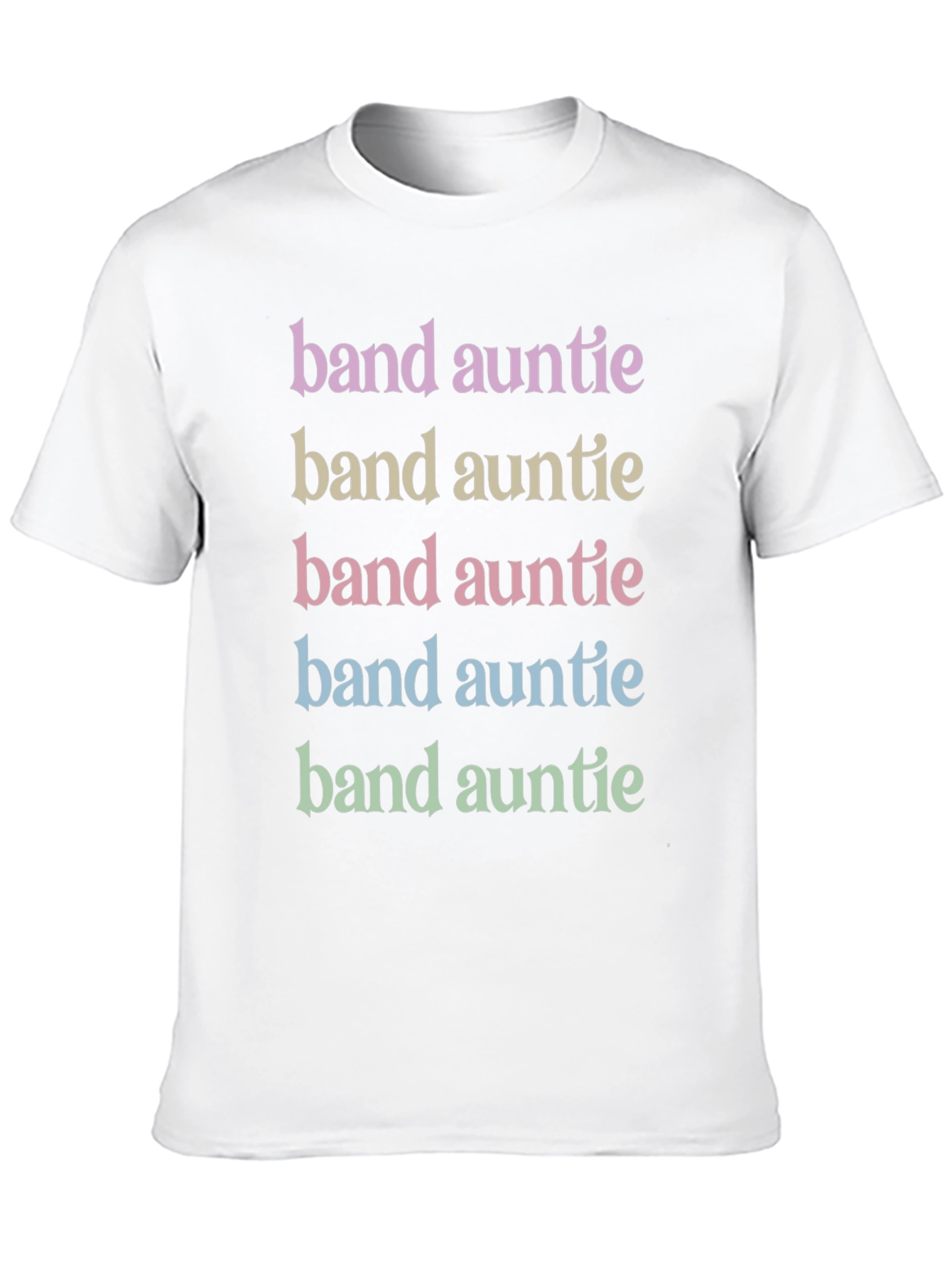 Band Auntie Graphic Tee - Unisex Cotton T-Shirt