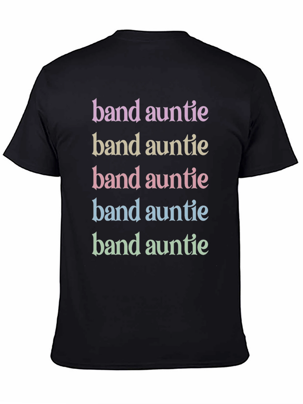 Band Auntie Graphic Tee - Unisex Cotton T-Shirt