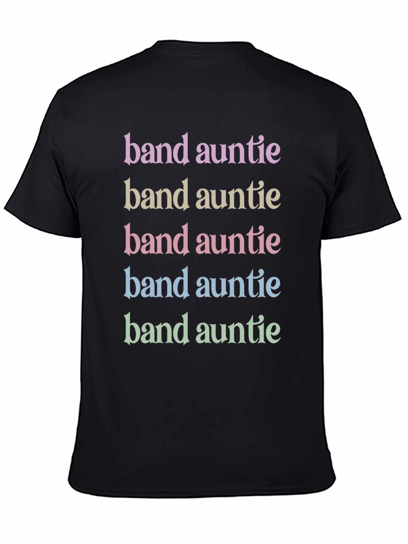 Band Auntie Graphic Tee - Unisex Cotton T-Shirt