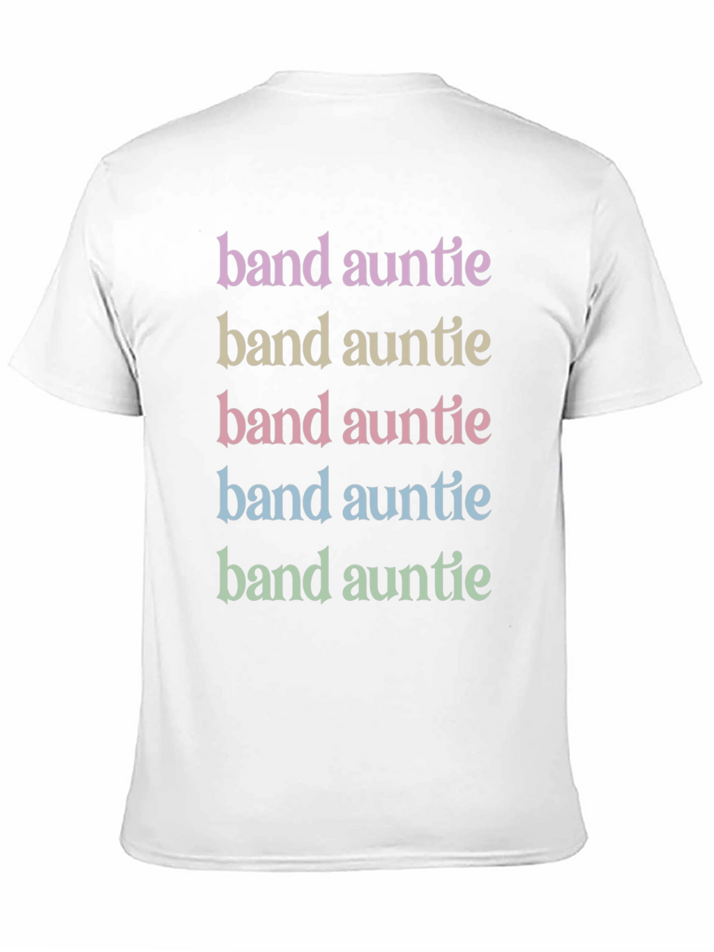 Band Auntie Graphic Tee - Unisex Cotton T-Shirt