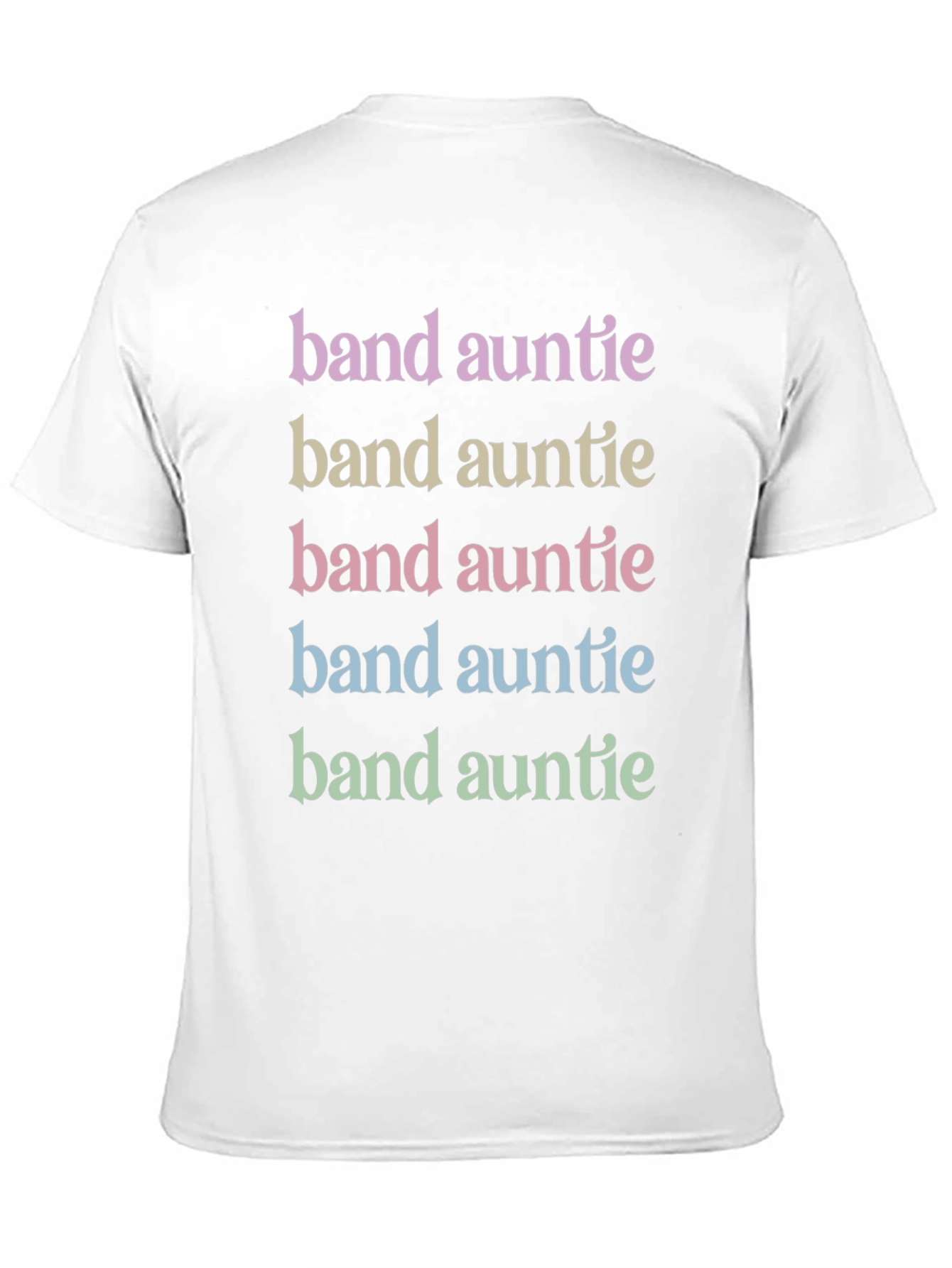 Band Auntie Graphic Tee - Unisex Cotton T-Shirt