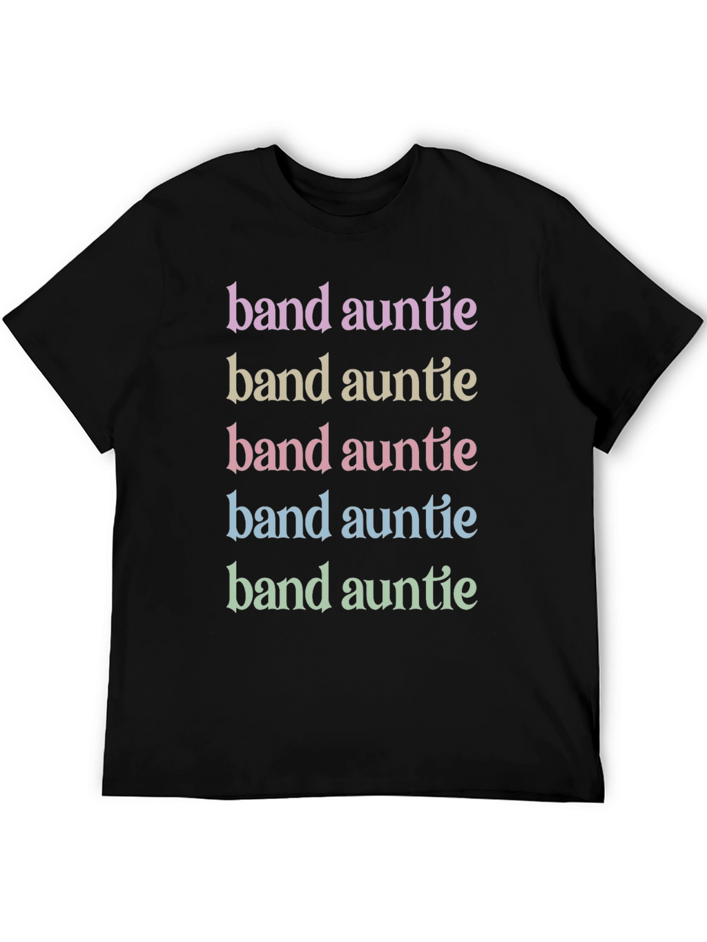 Band Auntie Graphic Tee - Unisex Cotton T-Shirt