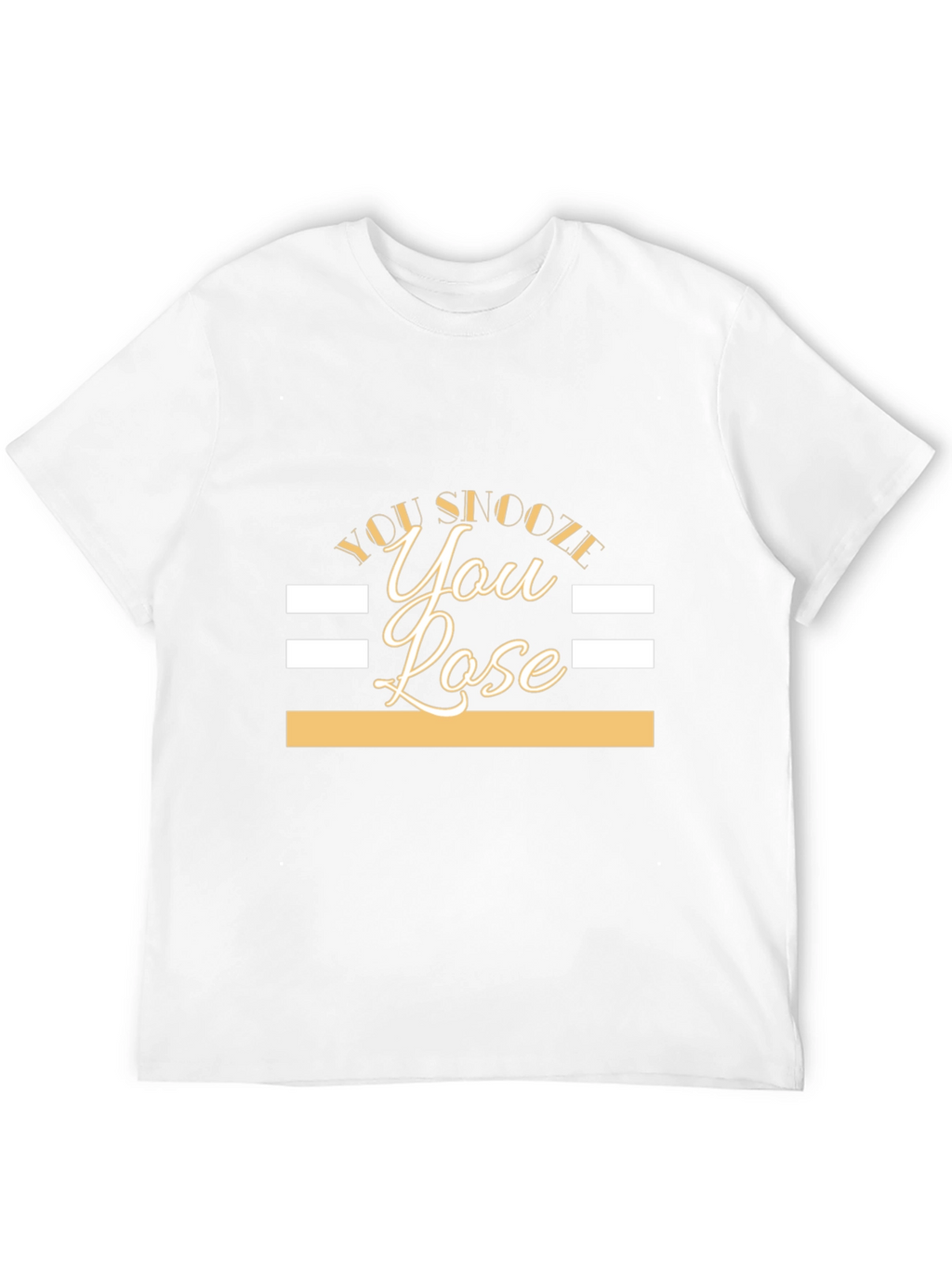 You Snooze You Lose Graphic Tee - Black T-Shirt