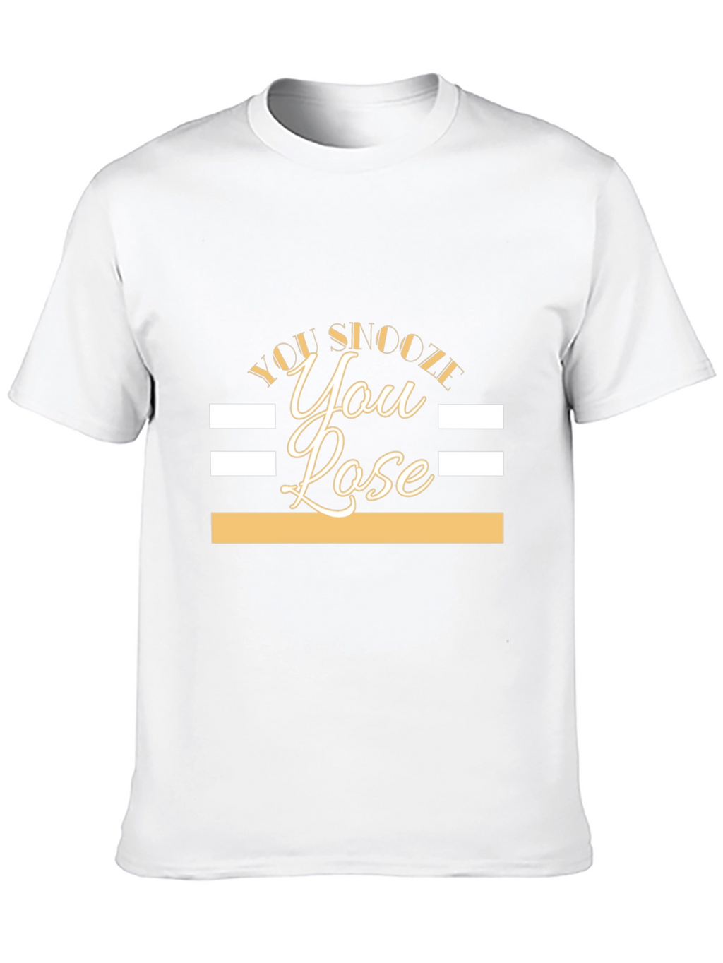 You Snooze You Lose Graphic Tee - Black T-Shirt