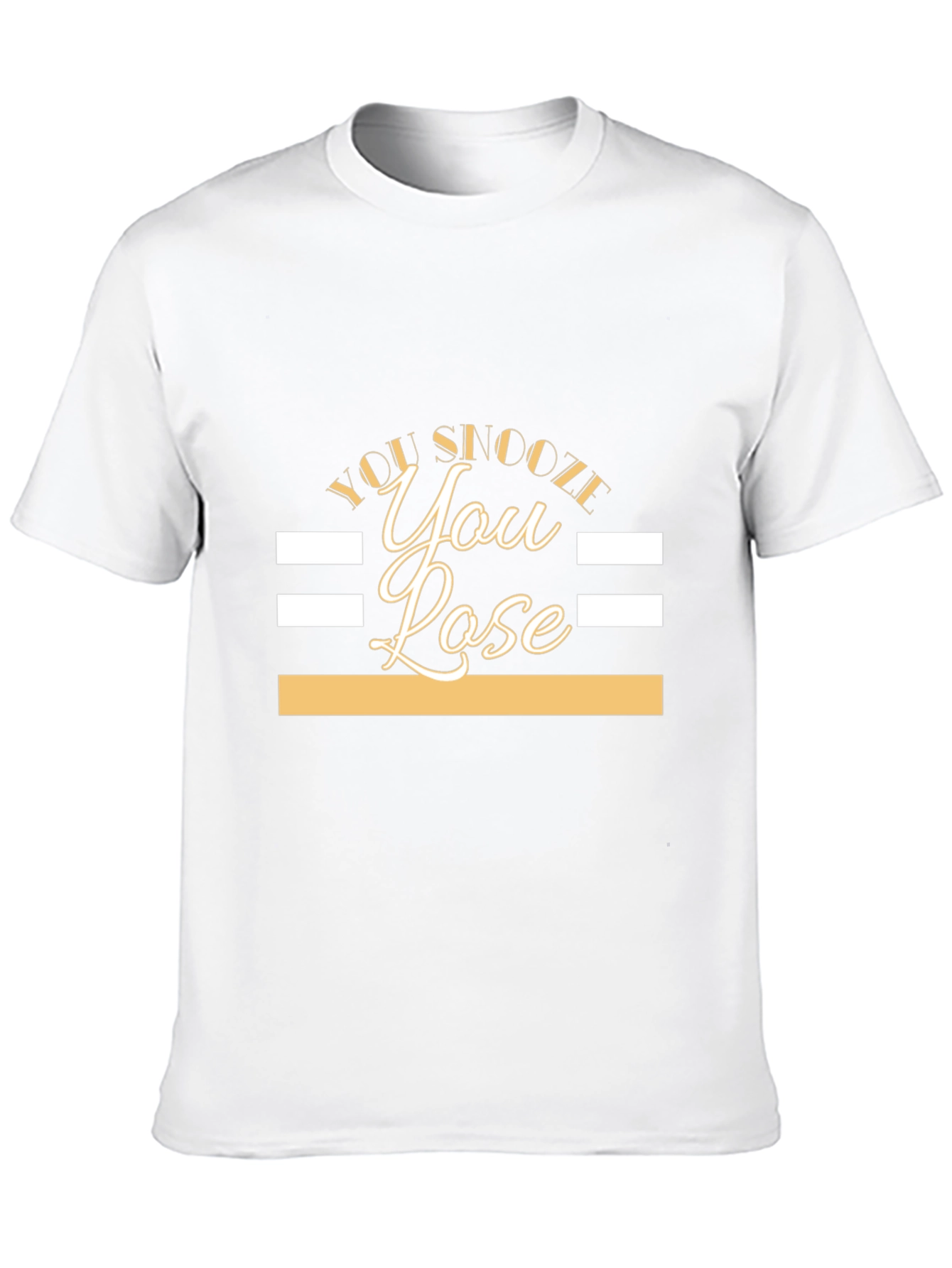 You Snooze You Lose Graphic Tee - Black T-Shirt