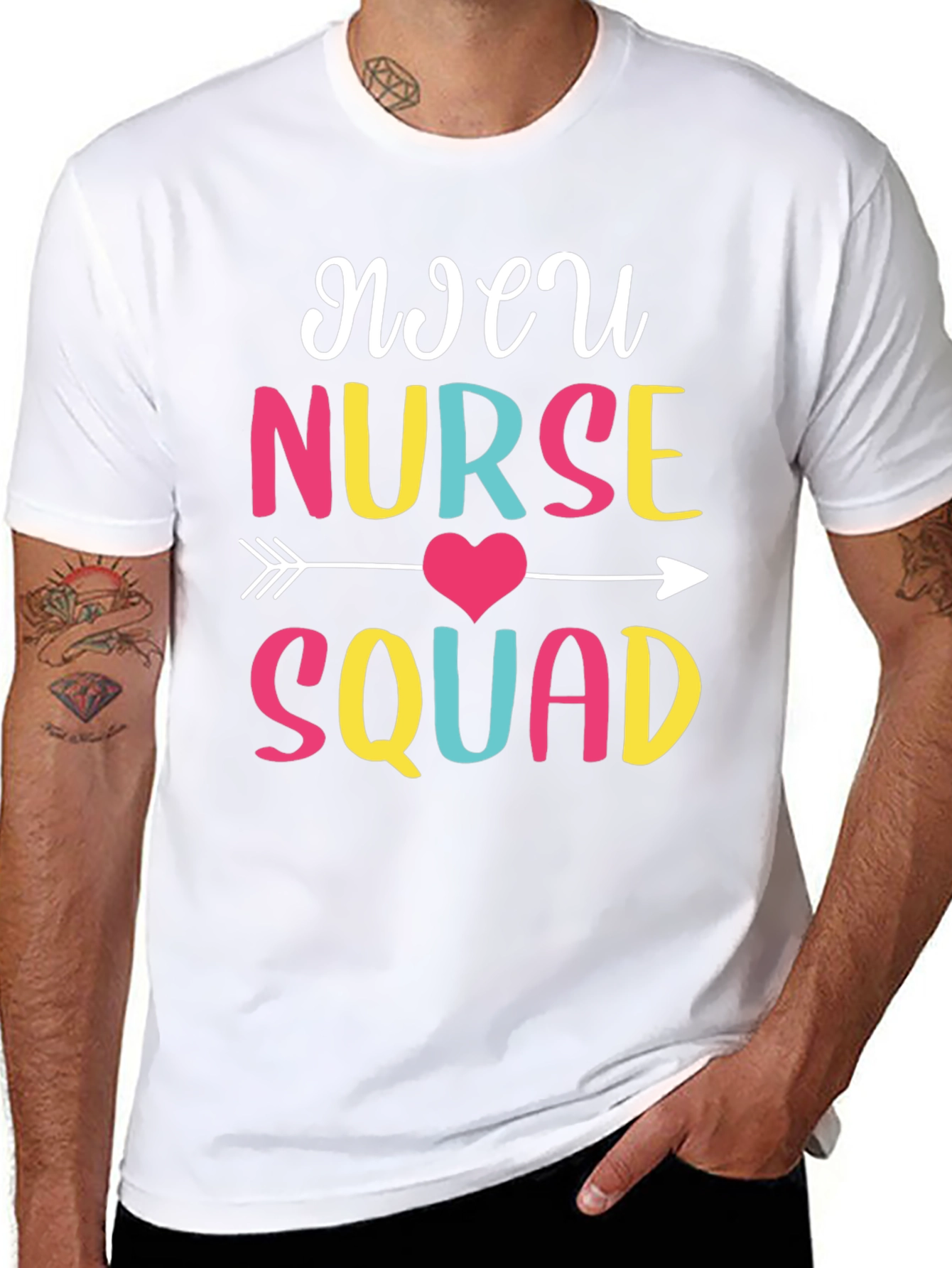 NICU Nurse Squad Graphic T-Shirt