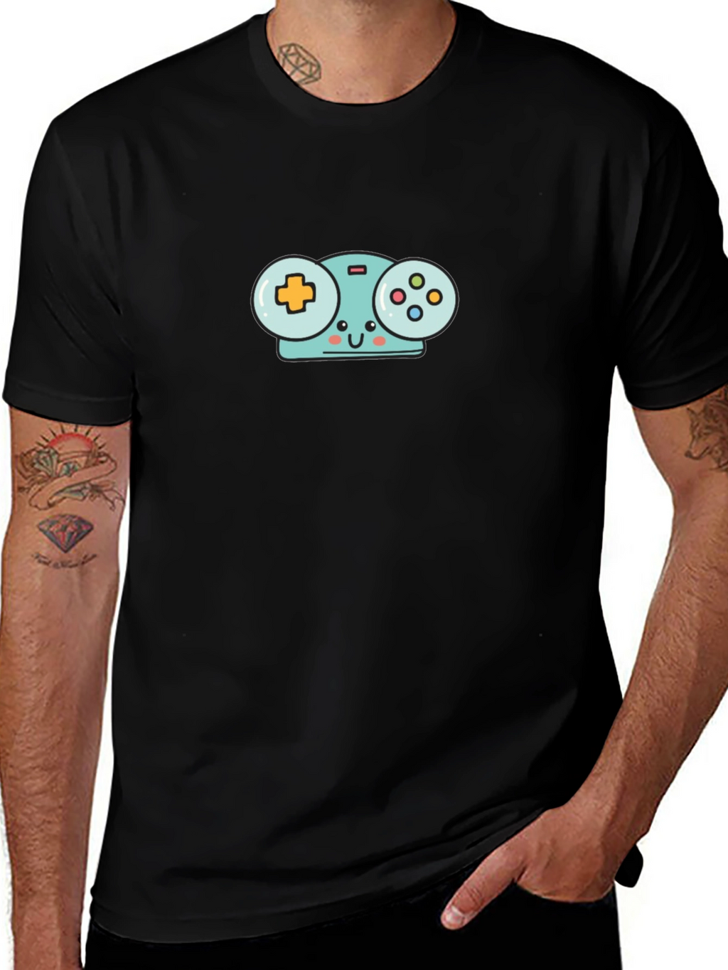 Kawaii Gaming T-Shirt - Cute Controller Design