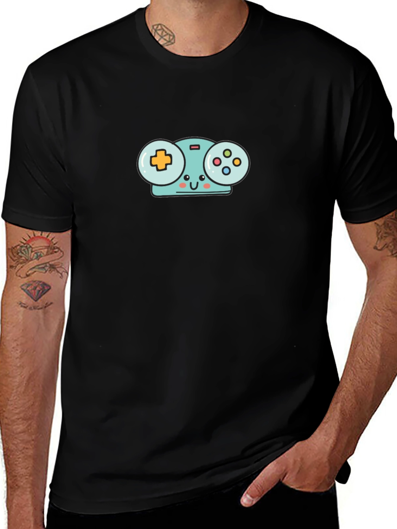Kawaii Gaming T-Shirt - Cute Controller Design