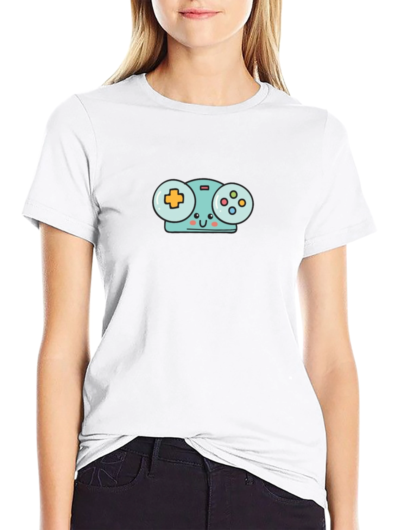 Kawaii Gaming T-Shirt - Cute Controller Design