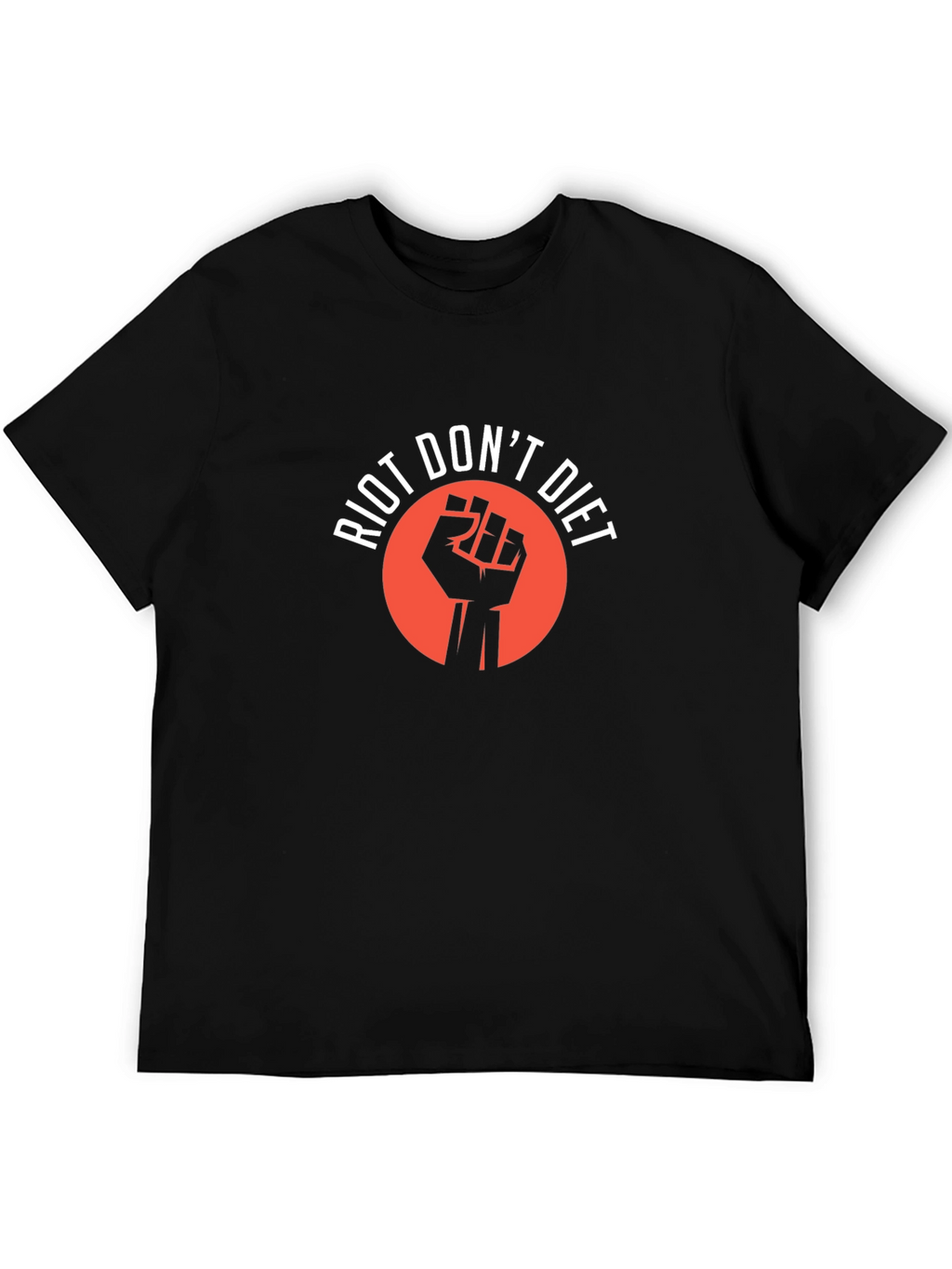 Riot Dont Diet Graphic Tee - Black