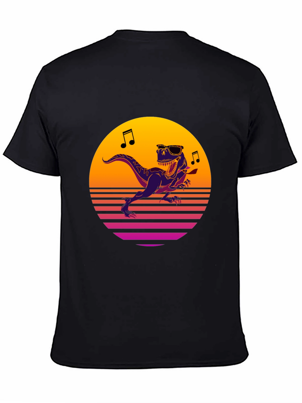 Retro Dino T-Shirt - Dancing T-Rex Graphic Tee