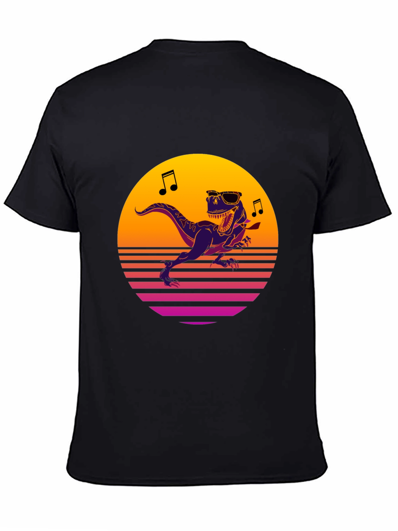 Retro Dino T-Shirt - Dancing T-Rex Graphic Tee