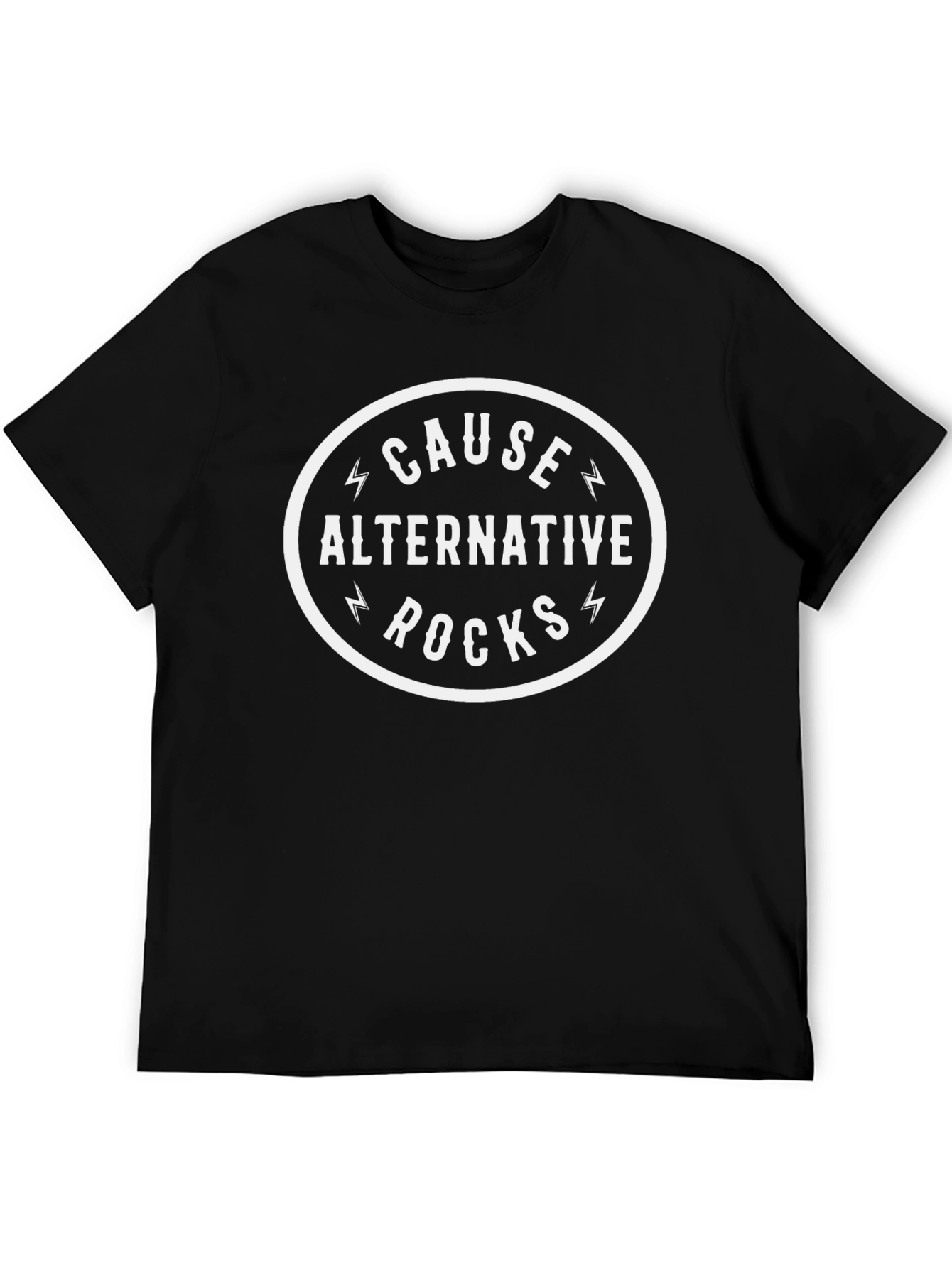 Cause Alternative Rocks Black Graphic Tee