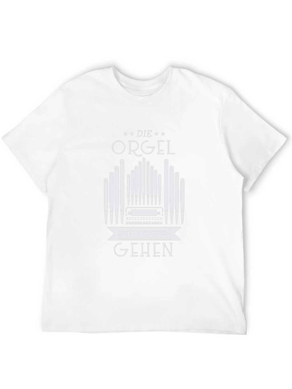 Die Orgel Ruft Ich Muss Gehen Black T-Shirt