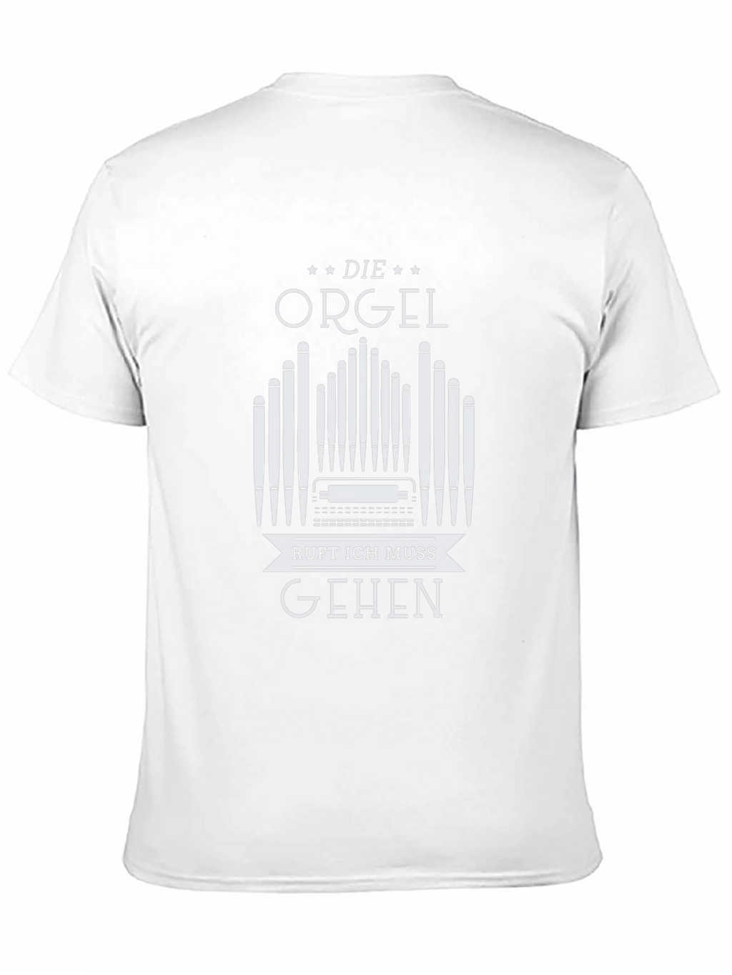 Die Orgel Ruft Ich Muss Gehen Black T-Shirt