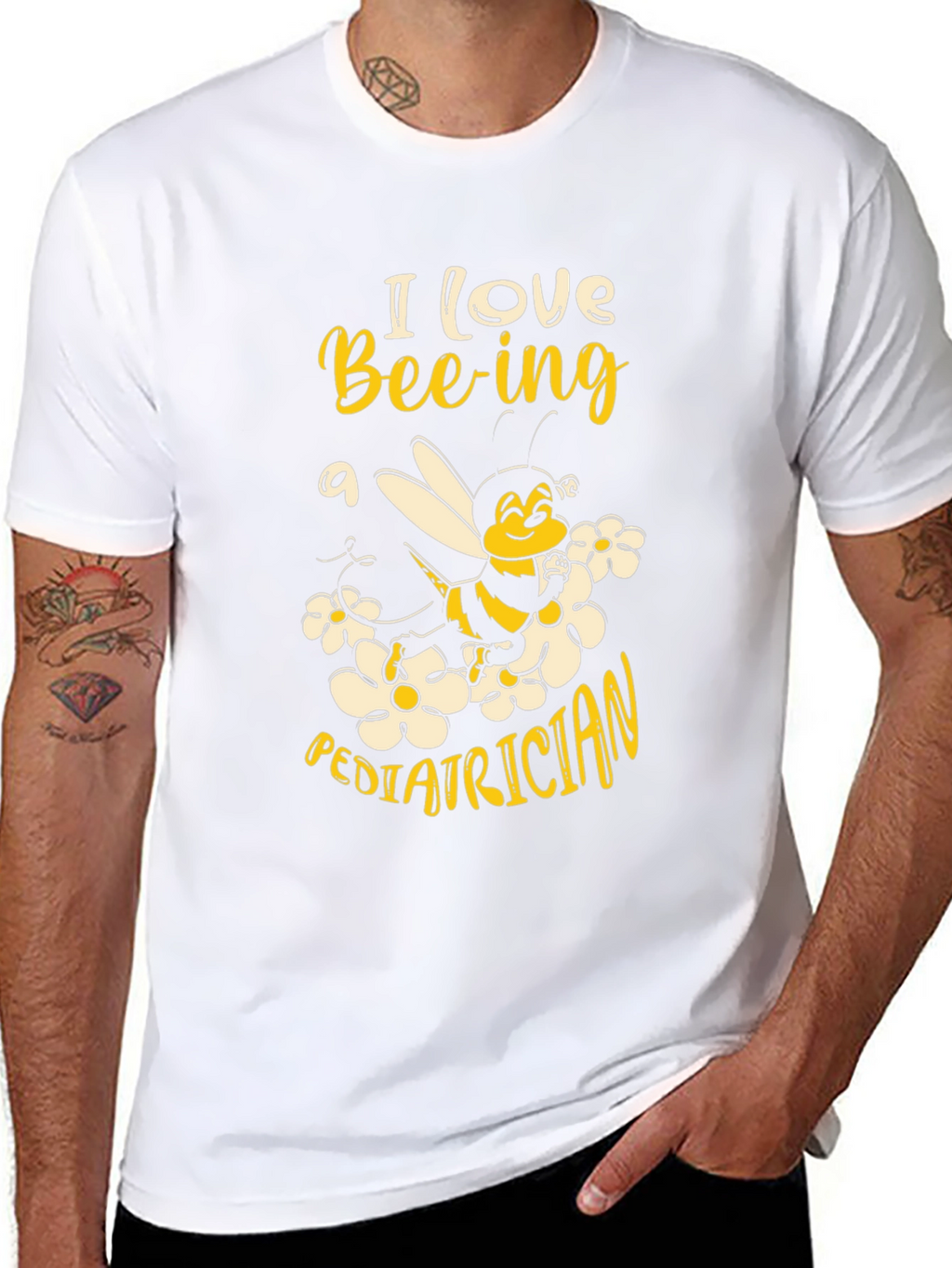 I Love Bee-ing a Pediatrician Graphic T-Shirt