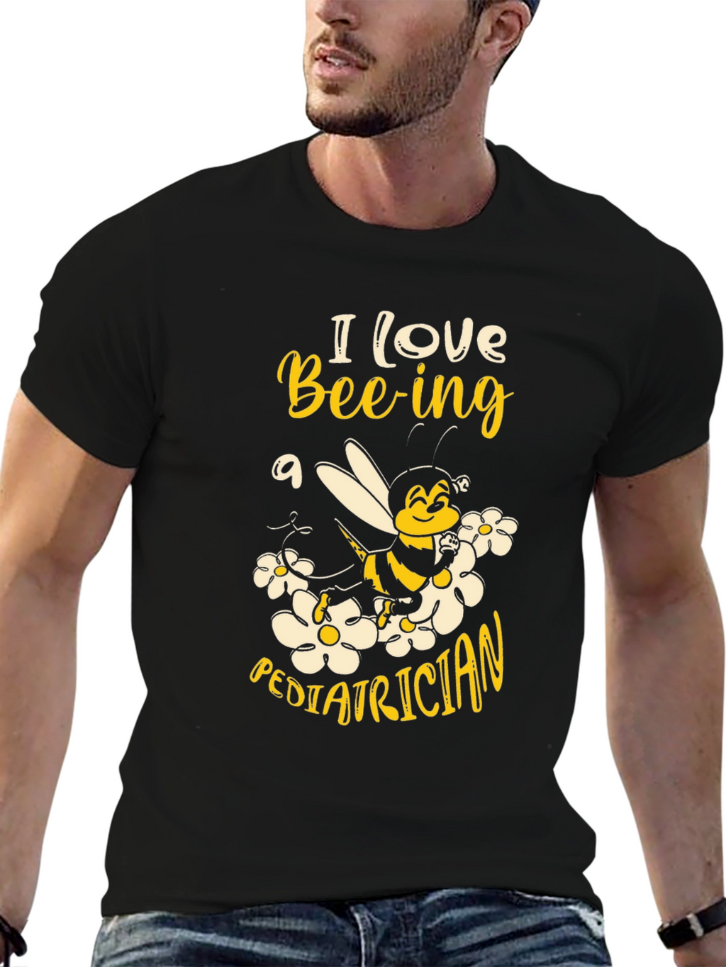 I Love Bee-ing a Pediatrician Graphic T-Shirt