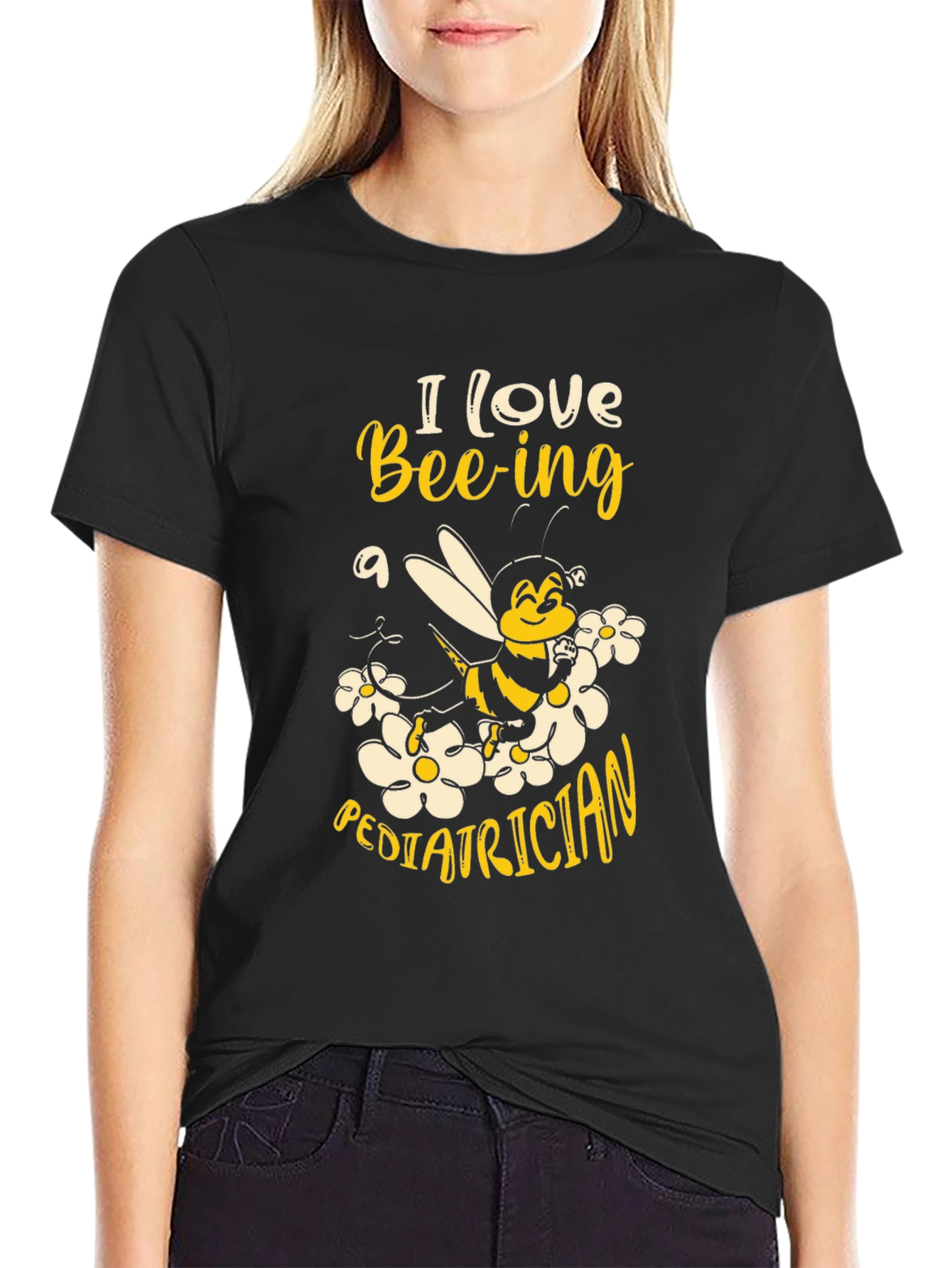 I Love Bee-ing a Pediatrician Graphic T-Shirt
