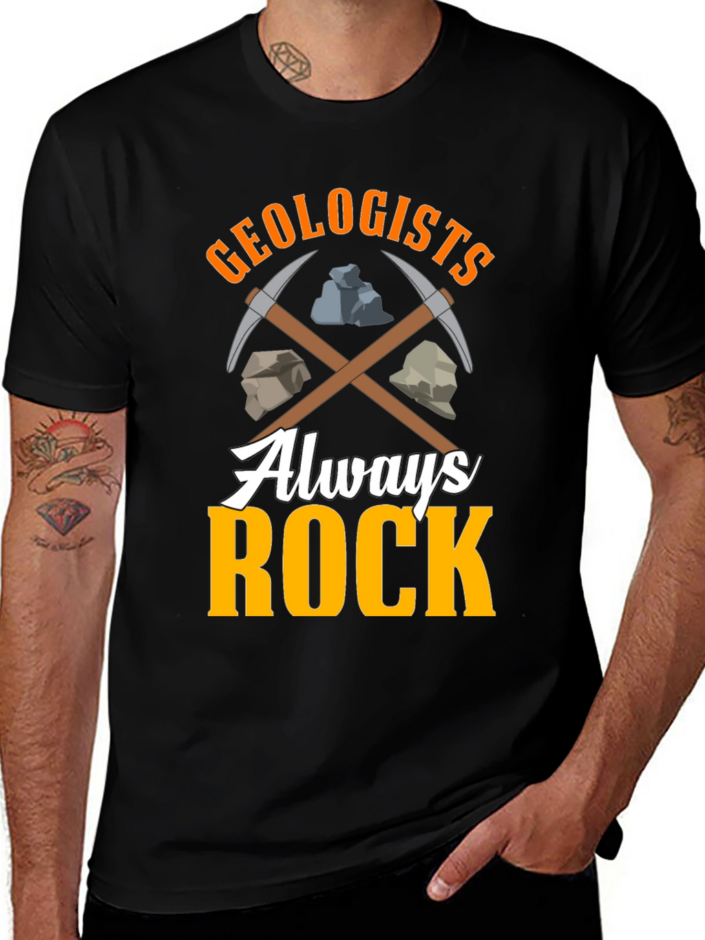 Geologists Always Rock T-Shirt - Funny Geology Tee