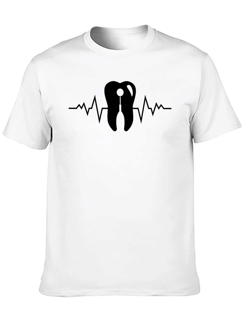Dentist Heartbeat T-Shirt - Modern Graphic Tee