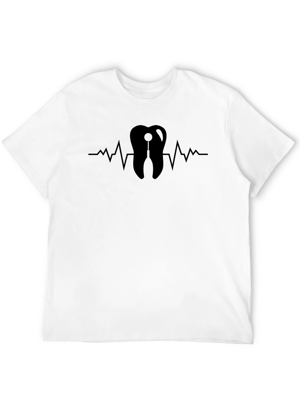 Dentist Heartbeat T-Shirt - Modern Graphic Tee