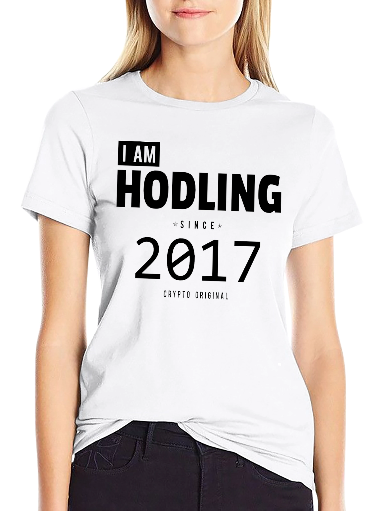 I am Hodling T-Shirt - Crypto Original Since 2017