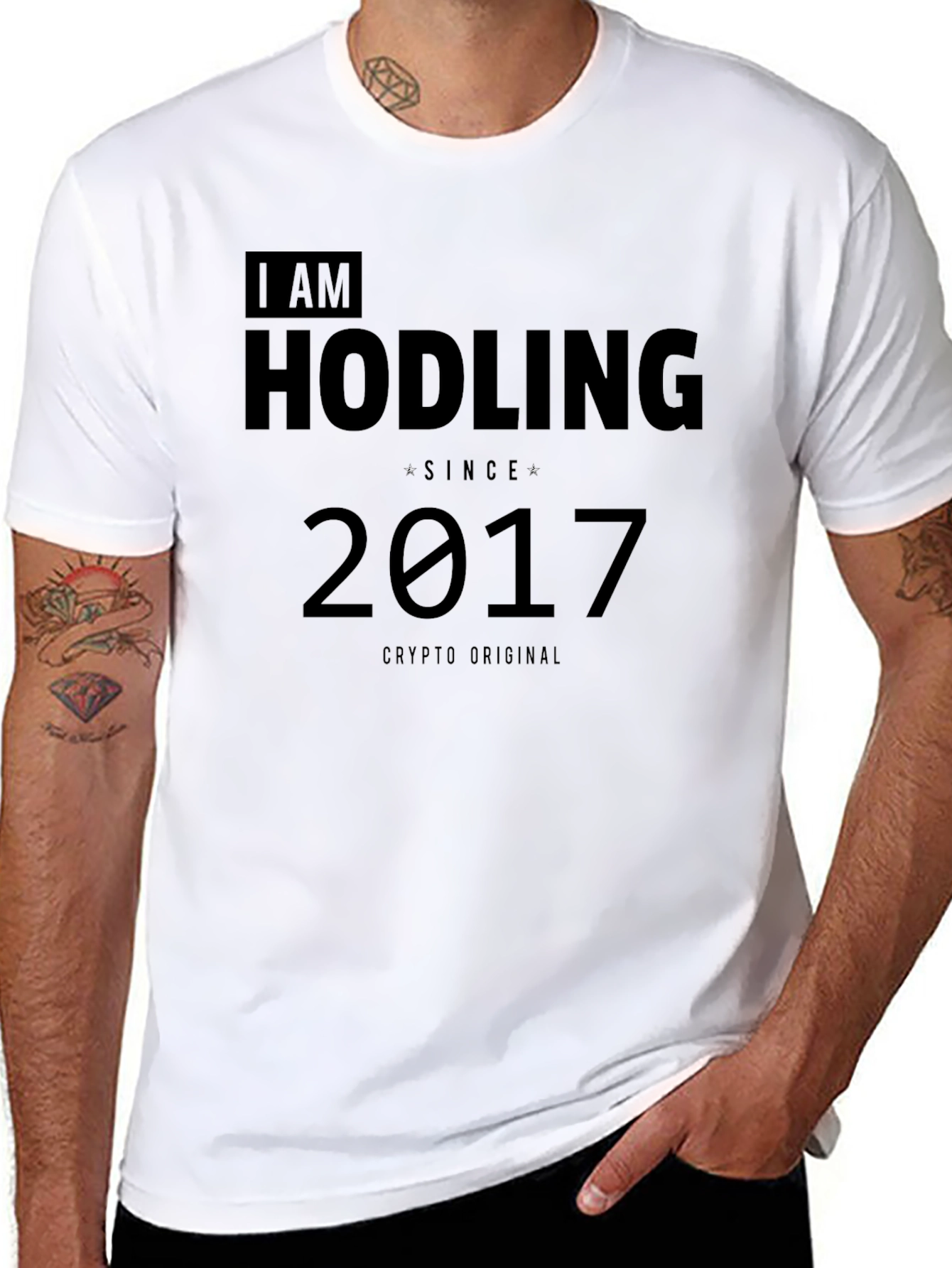 I am Hodling T-Shirt - Crypto Original Since 2017