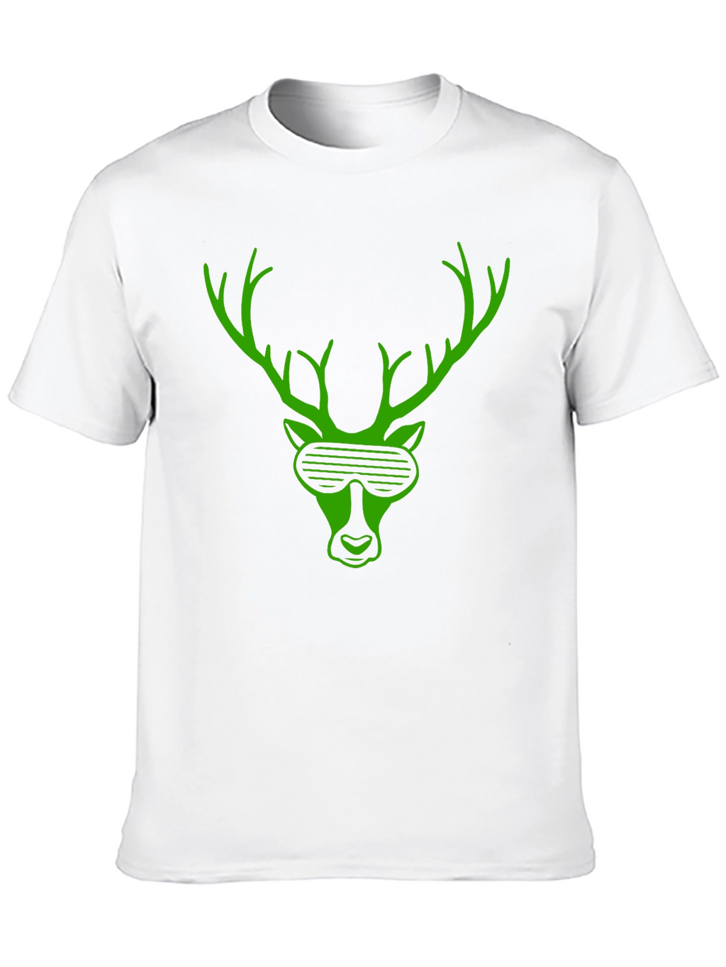 Cool Deer Graphic Tee - Stylish Black T-Shirt