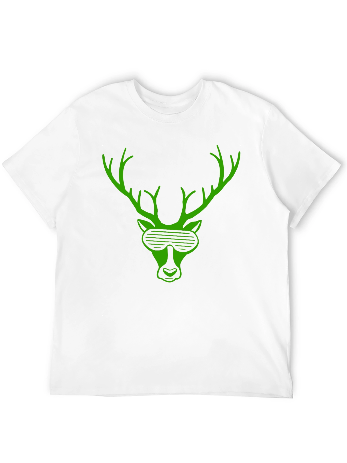 Cool Deer Graphic Tee - Stylish Black T-Shirt