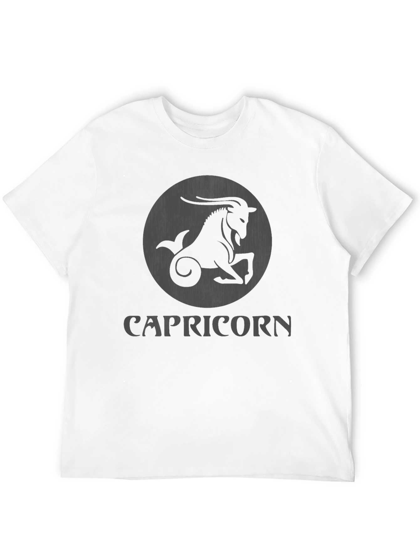 Capricorn Zodiac T-Shirt Black Graphic Tee