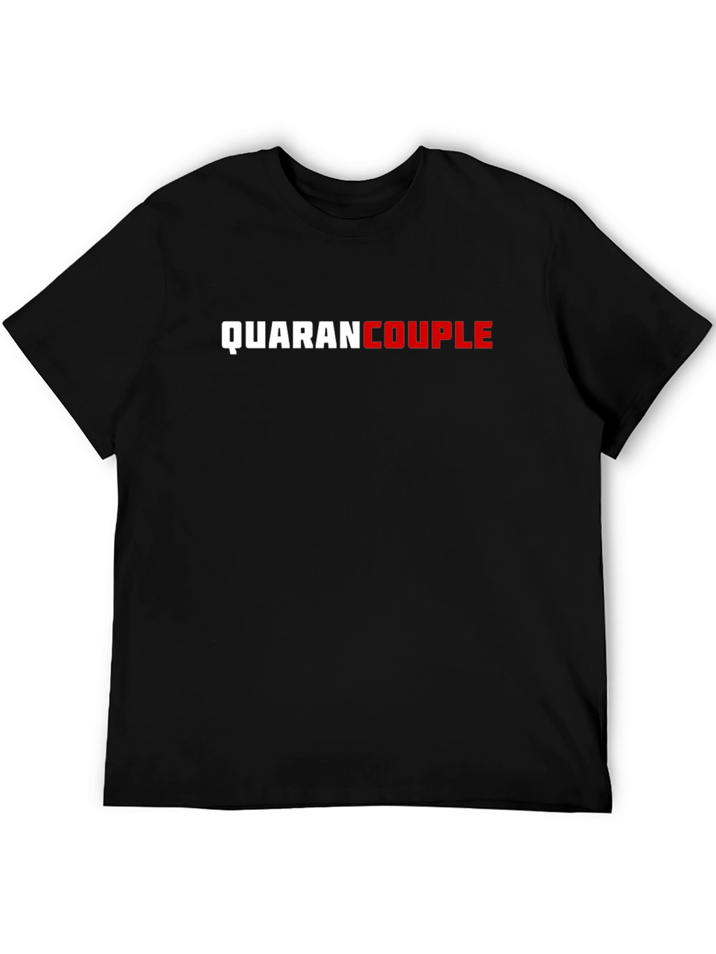 QuaranCouple T-Shirt - Black Cotton Blend