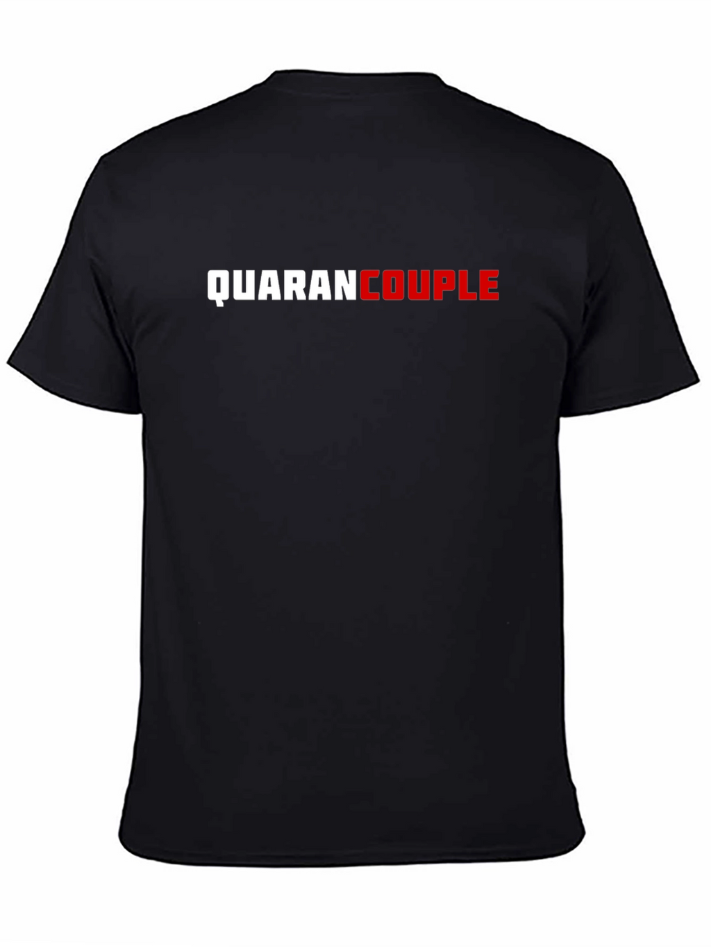 QuaranCouple T-Shirt - Black Cotton Blend
